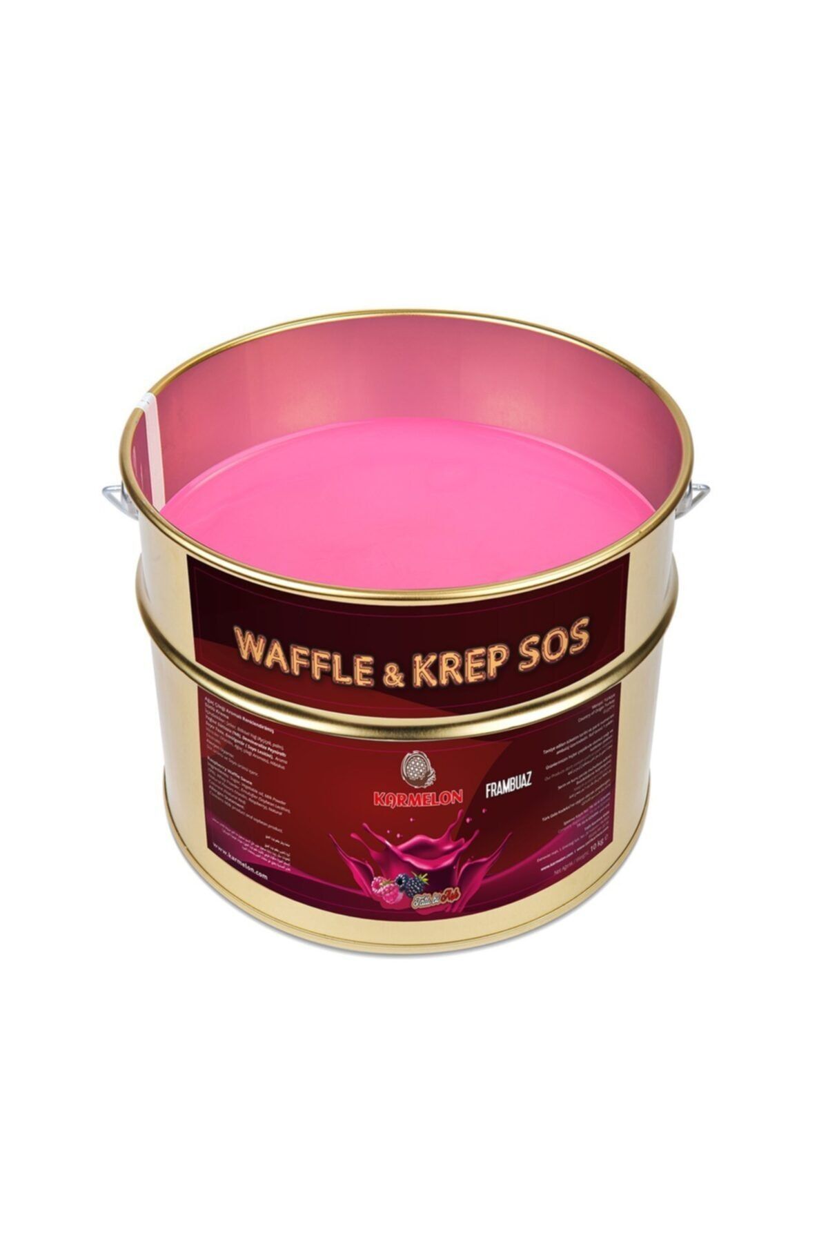 KARMELON Frambuazlı Waffle Sosu 10 kg