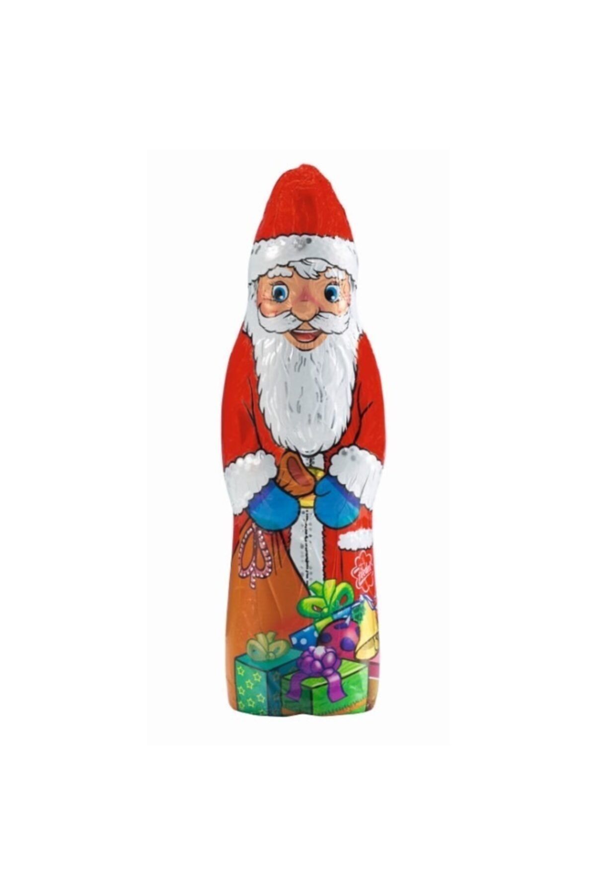 Friedel Noel Baba Sütlü Çikolata 150 gr 25 Cm Alman Çikolatası 3d Santa Claus Yaldızlı Çikolata