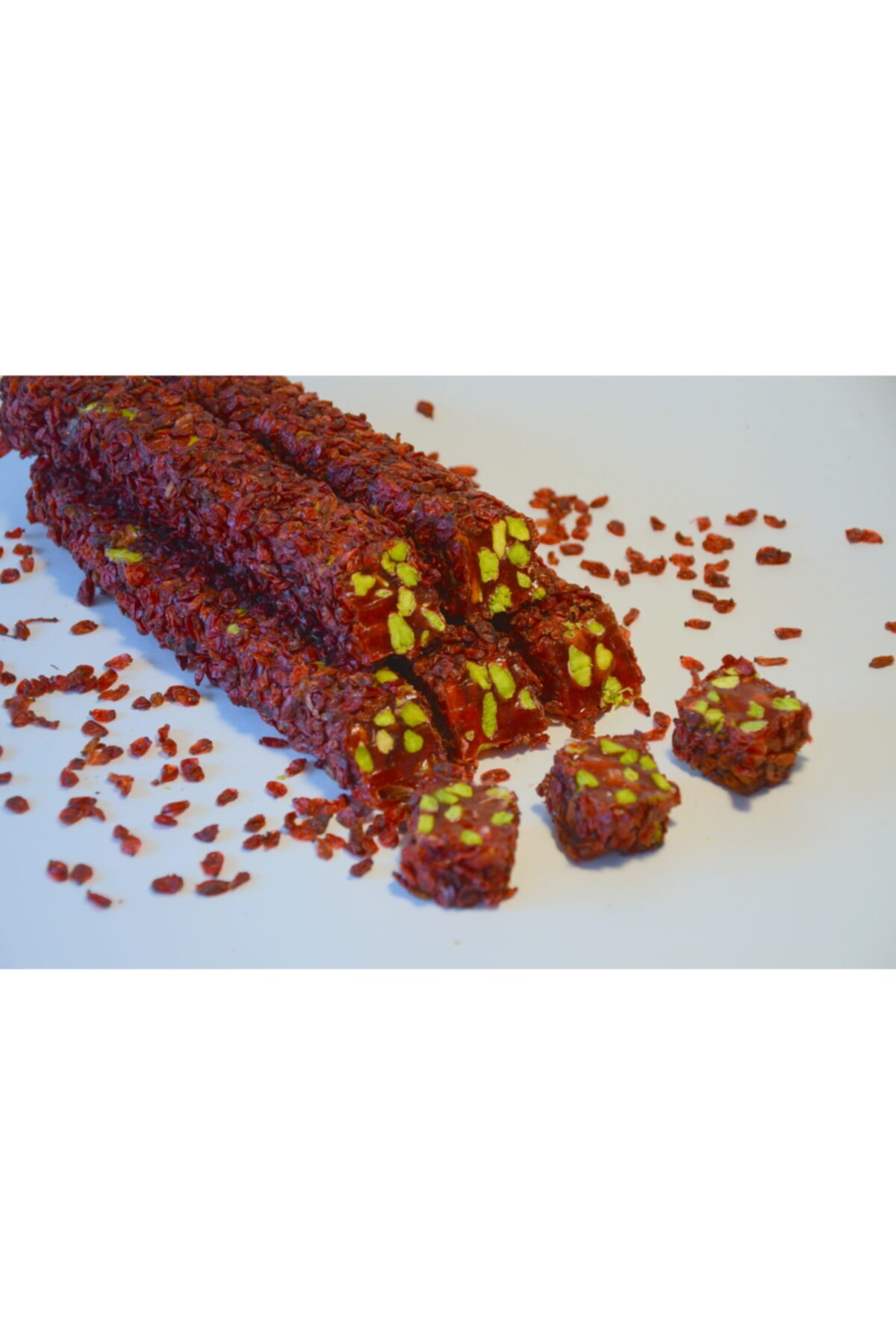 Şekerci Caferzade Zereçli Narlı Antep Fıstıklı Fitil Lokum 500 gr