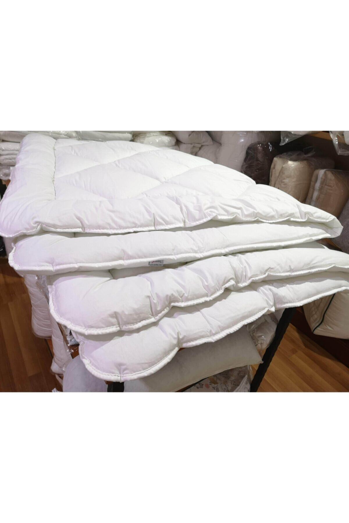 Piyes Home Pamuk Kumaşlı Pamuk Dolgulu Yorgan Çift Kişilik