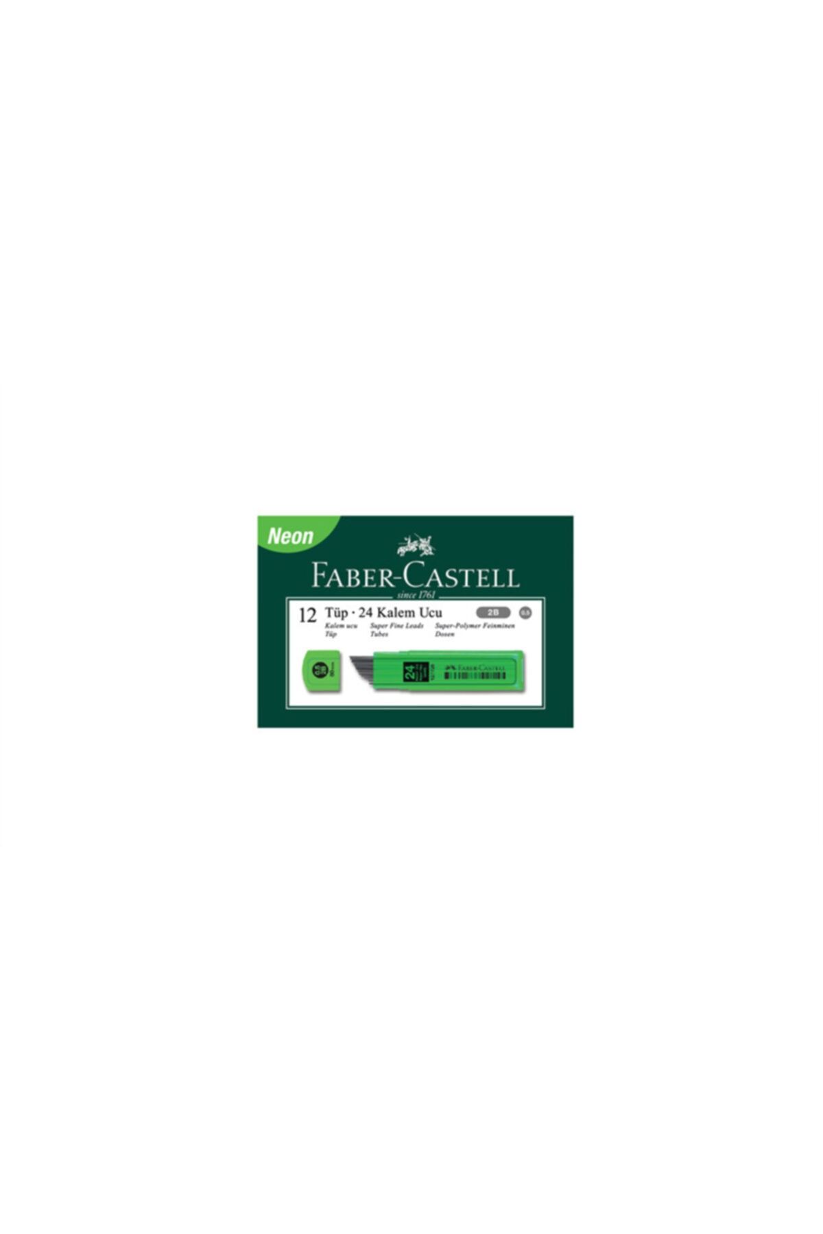 Faber Castell Renkli Tüp Versatil Kalem Ucu (min) 2b 0.7 60 Mm Yeşil 5090 127704 (12 Tüp)