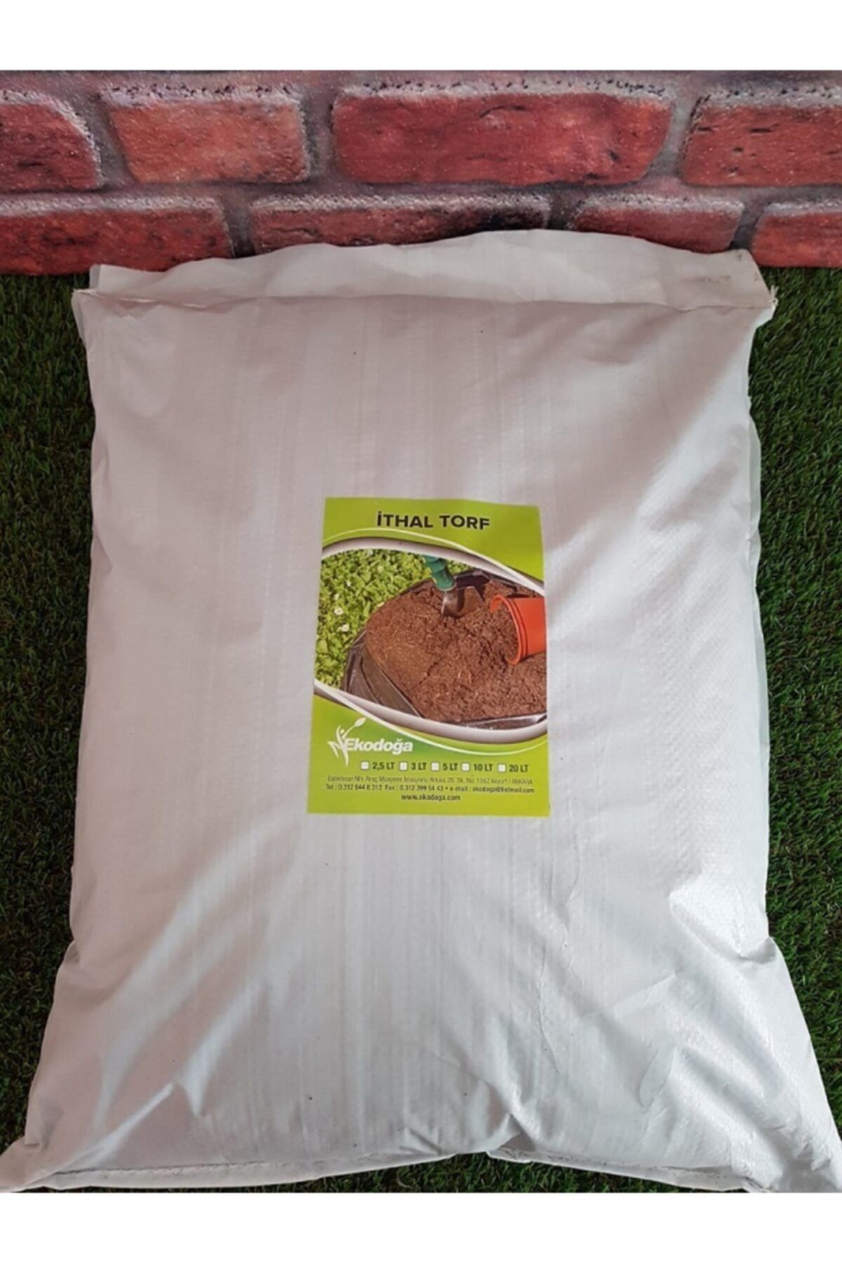 Ekodoğa Ithal Torf 40 Lt Steril Çiçek Toprağı Saksı Toprağı Torf Toprak Tohum Fide Torfu Doğal Torf