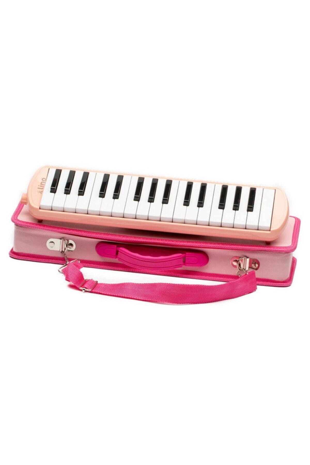 Lino Pembe Çantalı 32 Tuşlu Melodika