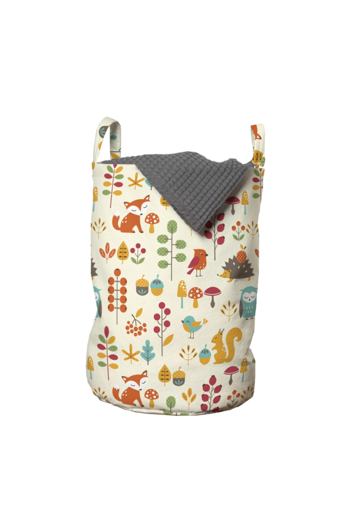 Rengirenk Orman Hayvanları Doğa Çamaşır Sepeti