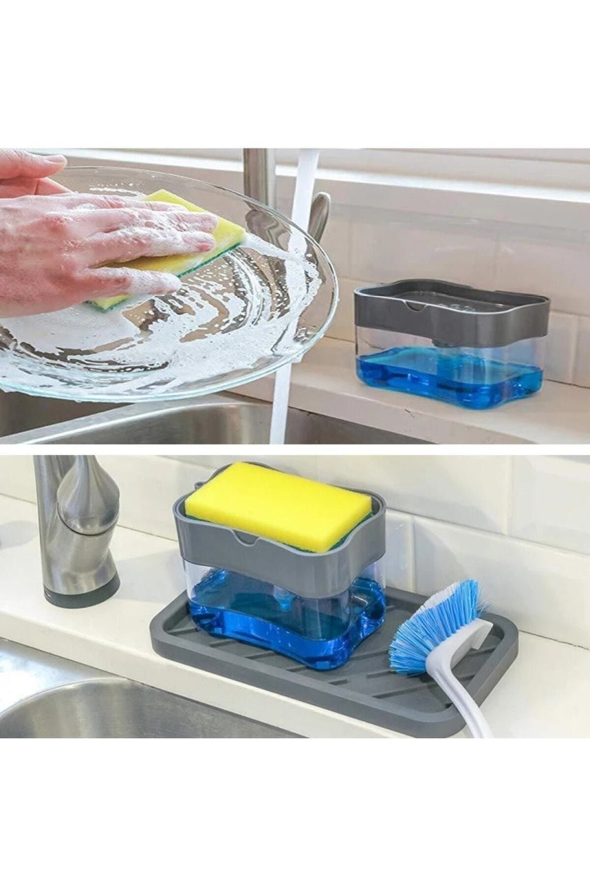 CMT Pompalı Sünger Hazneli Sıvı Sabunluk 380 Ml