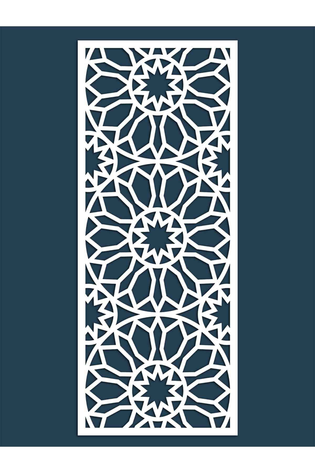 Liar Dekor Liar Ahşap Seperatör (Paravan) - KSP-201 - (18 mm) - (60 cm x 160 cm) - (Beyaz)