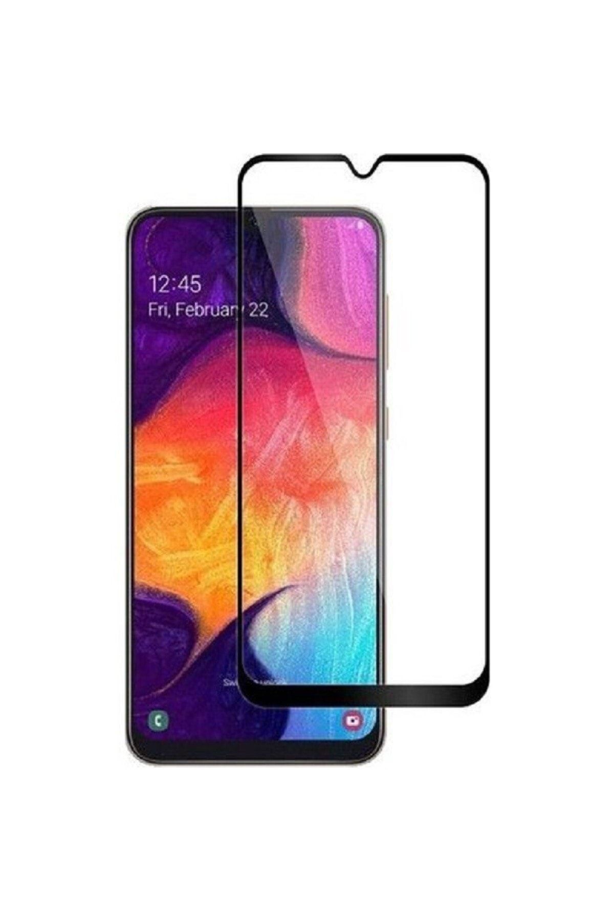 SKV MOBILE Samsung Galaxy A30s M30s Uyumlu Tam Kapatan Cam Ekran Koruyucu