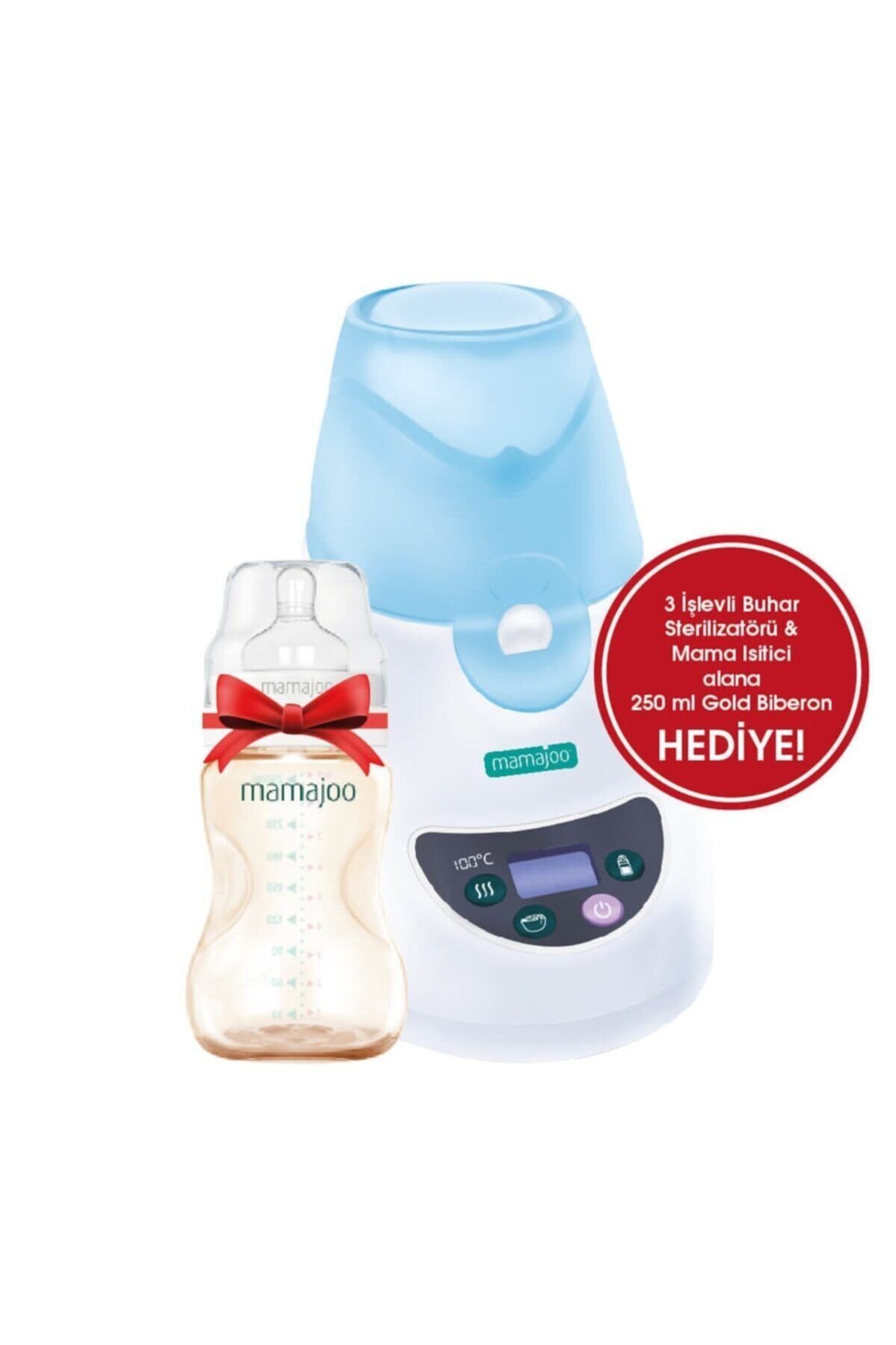 Mamajoo 3 Işlevli Biberon / Mama Isıtıcı & Buhar Sterilizatörü