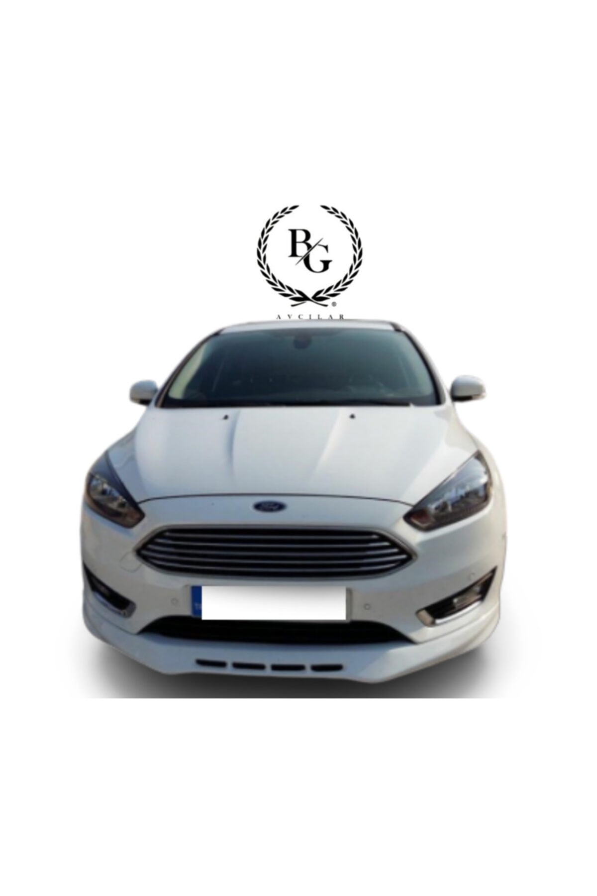 Ford Focus Makyajsız Kasa Uyumlu Ön Tampon Eki Ön Ek Karlık (plastik) Boyasız Yeni Model Ek