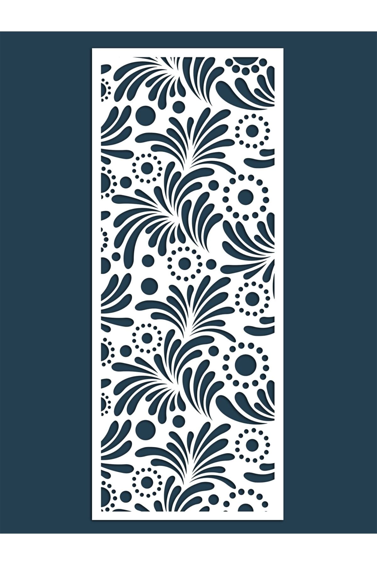 Liar Dekor Liar Ahşap Seperatör (Paravan) - KSP-196 - (18 mm) - (60 cm x 160 cm) - (Beyaz)