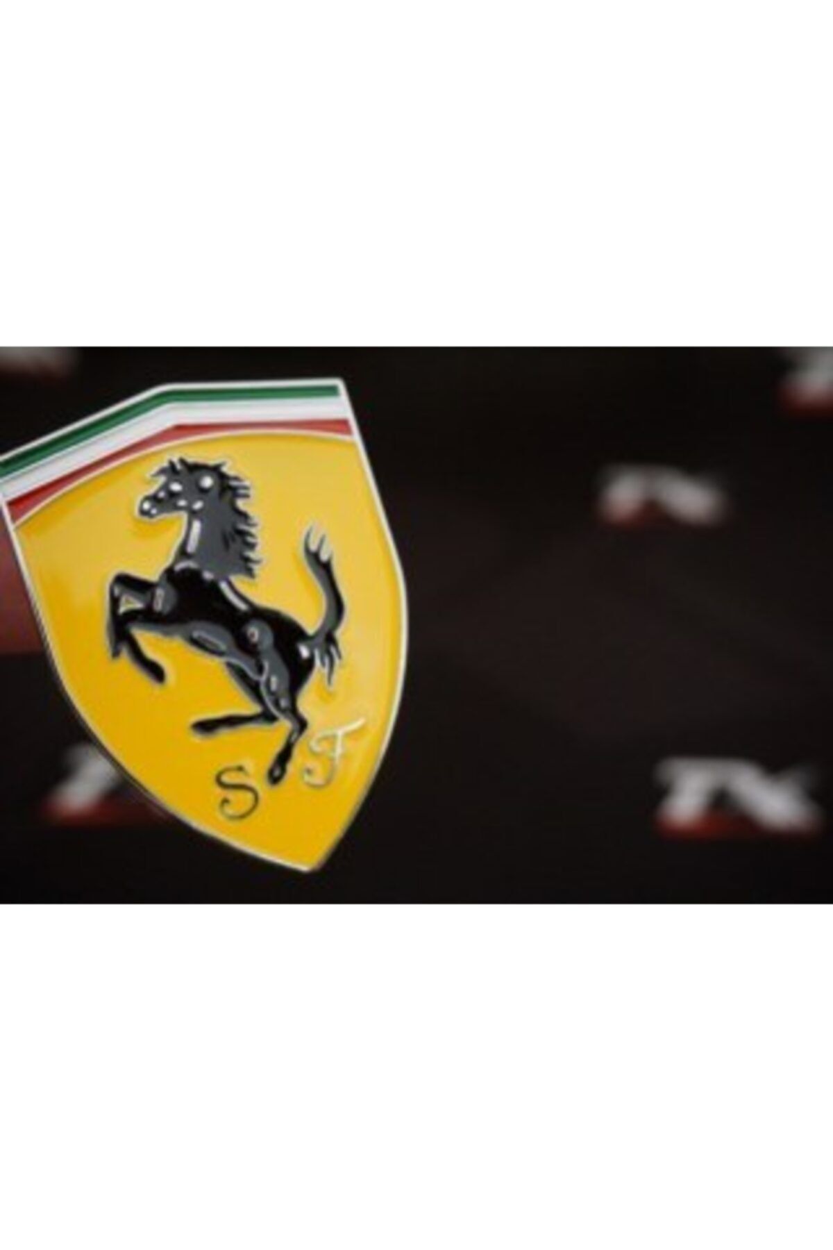 Ferrari Krom Metal Body 3m 3d Logo Amblem
