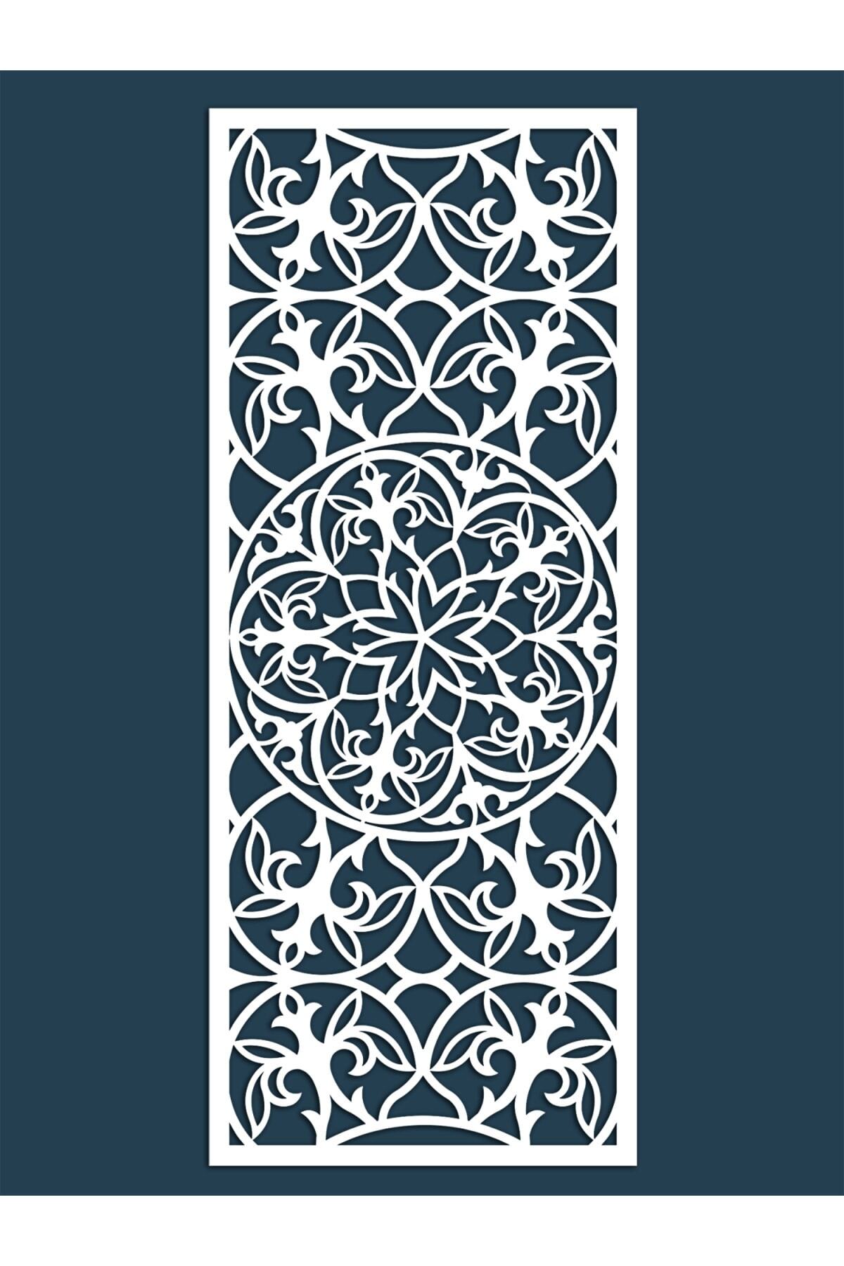 Liar Dekor Liar Ahşap Seperatör (Paravan) - KSP-200 - (18 mm) - (60 cm x 160 cm) - (Beyaz)