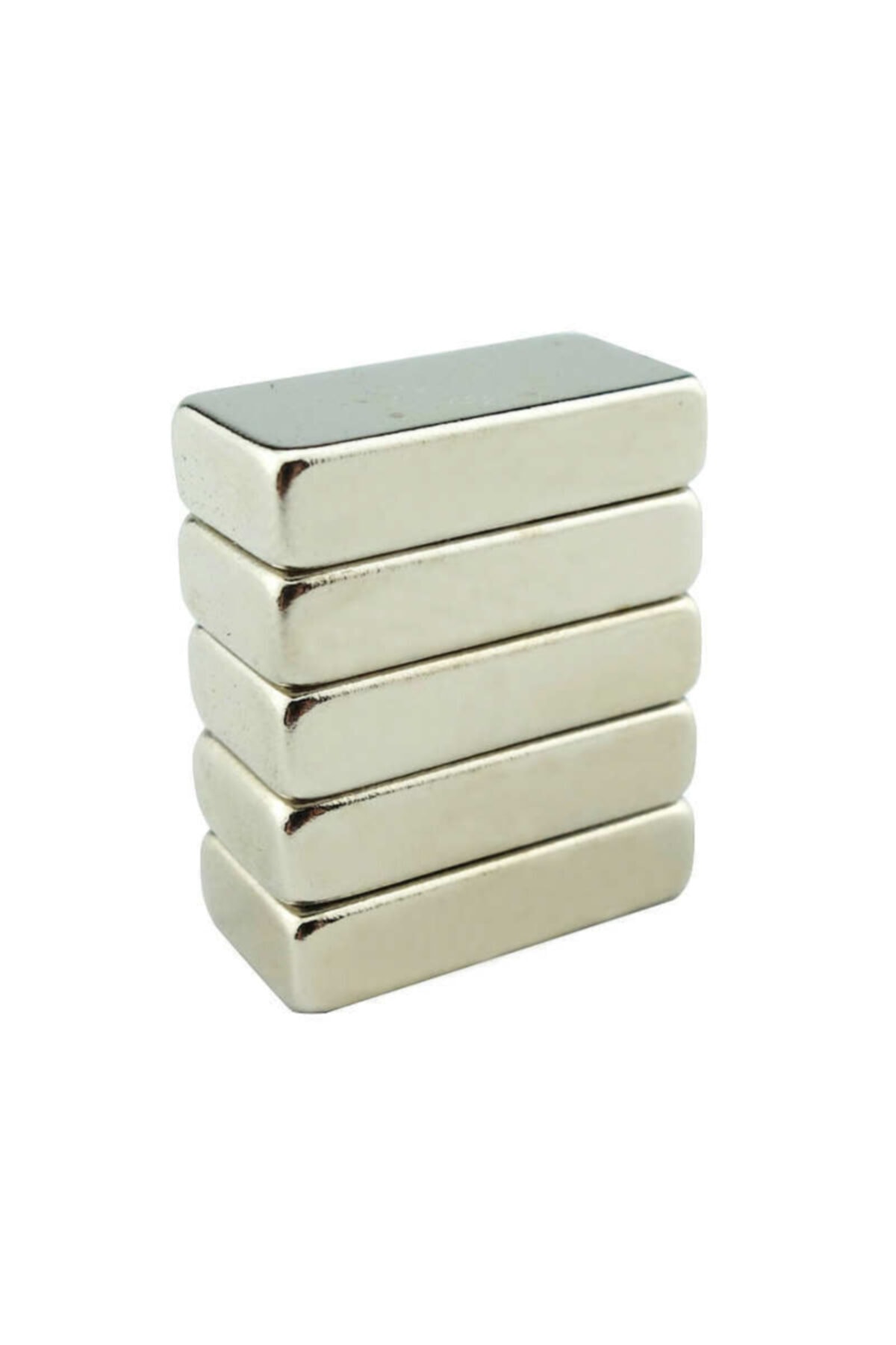 Dünya Magnet 5 Adet 20mm X 10mm X 5mm Köşeli Süper Güçlü Neodyum Mıknatıs
