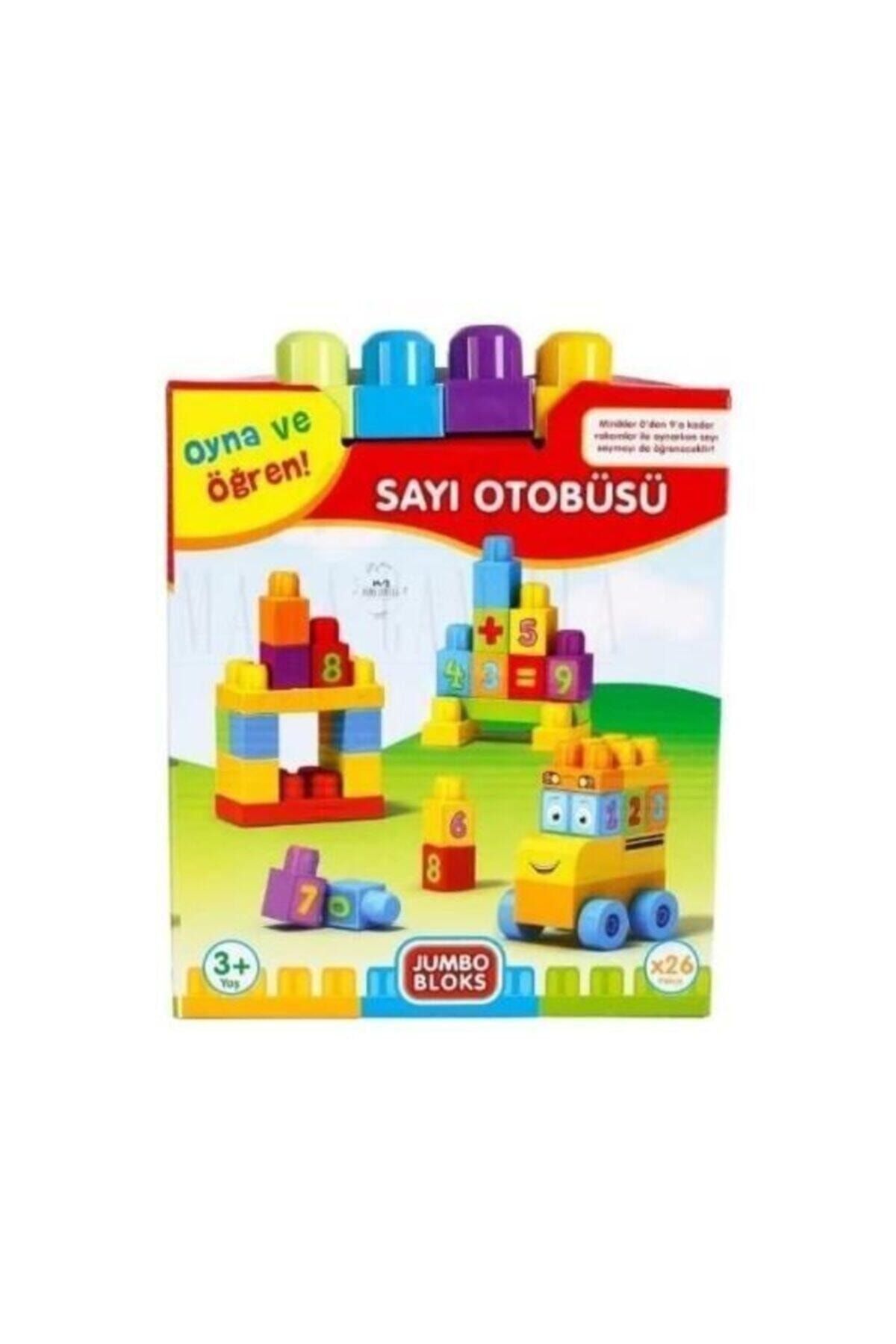 Güntem Unisex Jumbo Bloks Sayı Otobüsü 6461