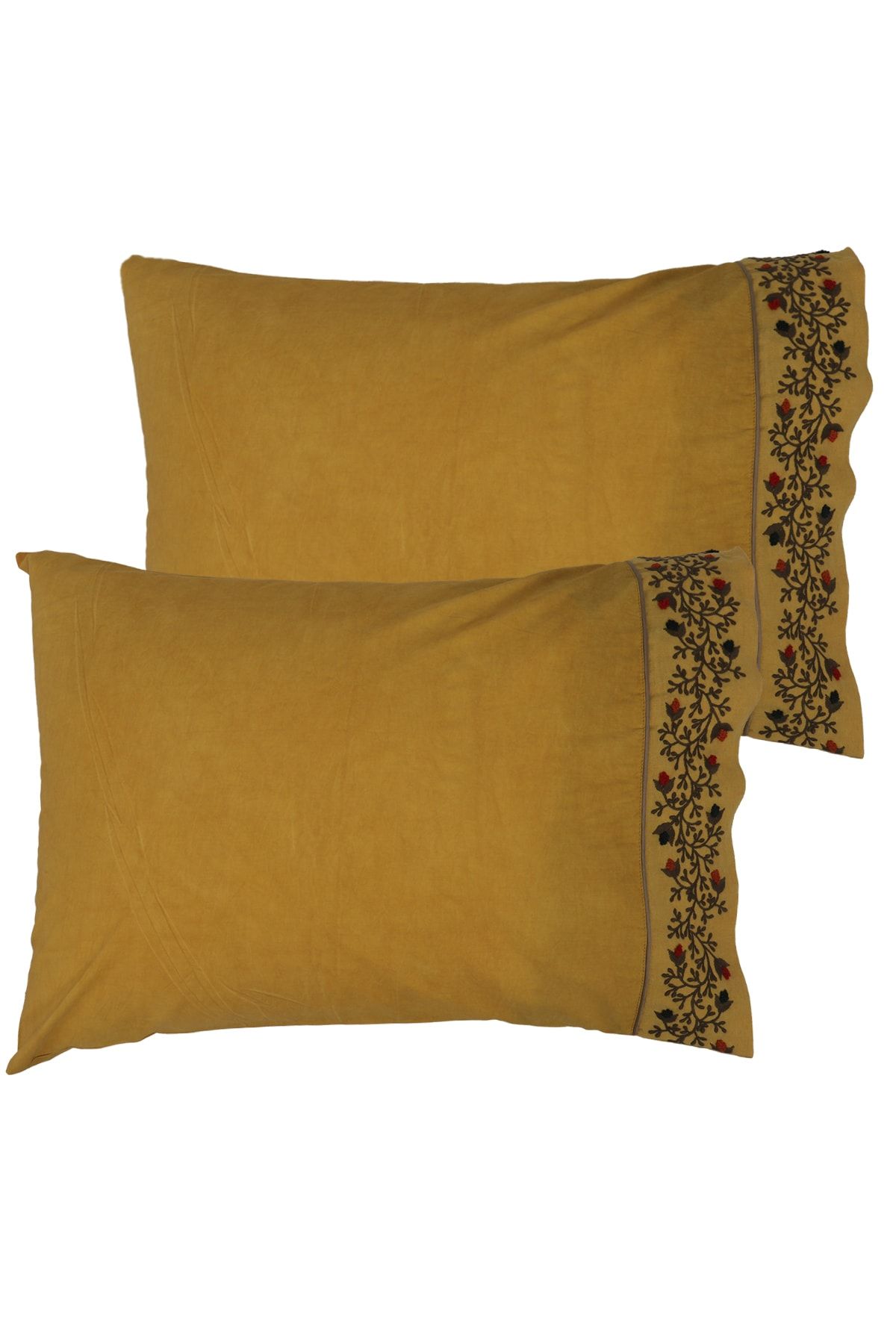 Ecocotton Pietra Safran 2'li 50*70 Yastık Kılıfı