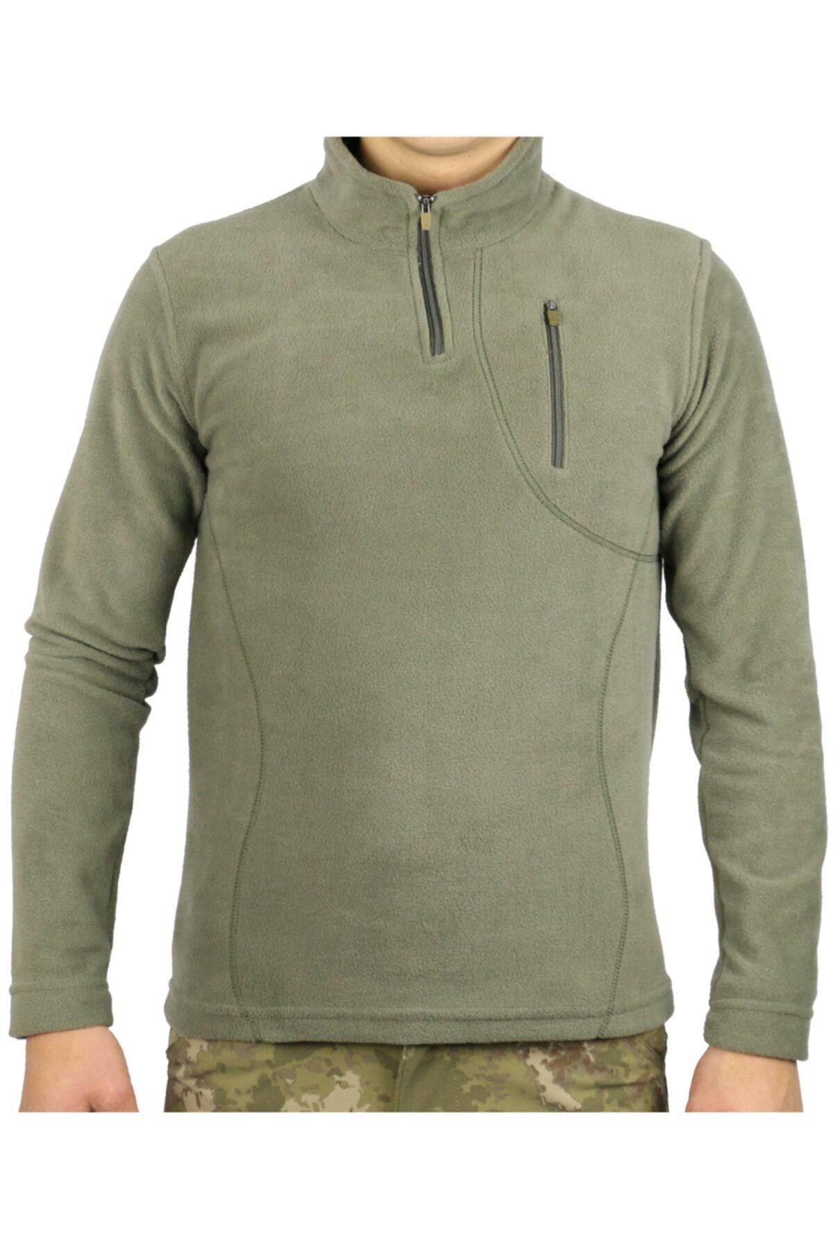 UNİFORMTÜRK Erkek Yarım Fermuarlı Tactical Polar