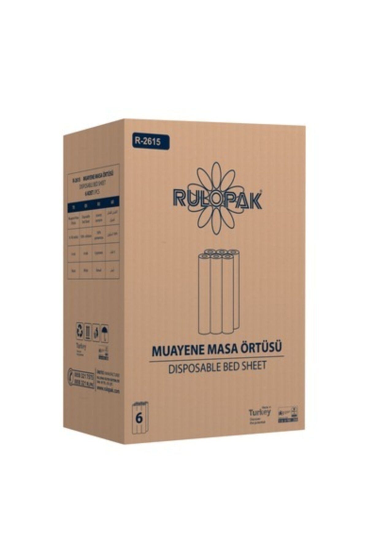 Rulopak 50 Mt Muayene Masa Örtüsü