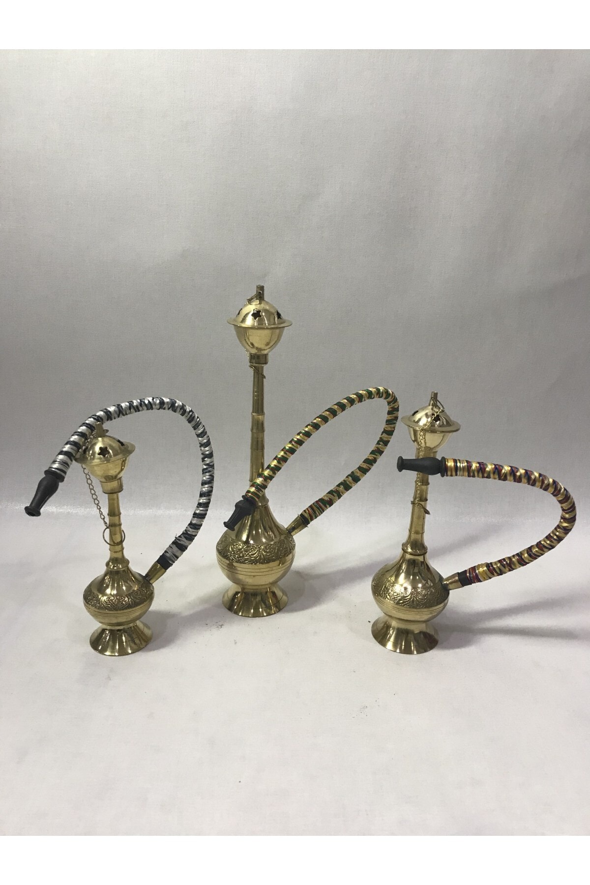 OKYANUS TEKNE MODELLERİ 3'lü Minyatür Nargile Seti