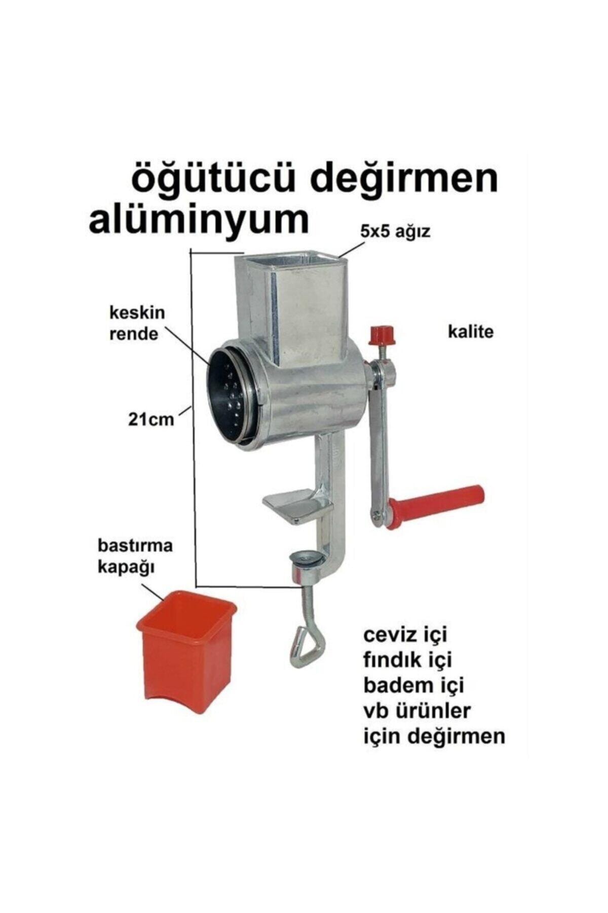 OEM Tuğra Çelik Ceviz Fındık Badem Öğütücü Değirmen Mengeneli