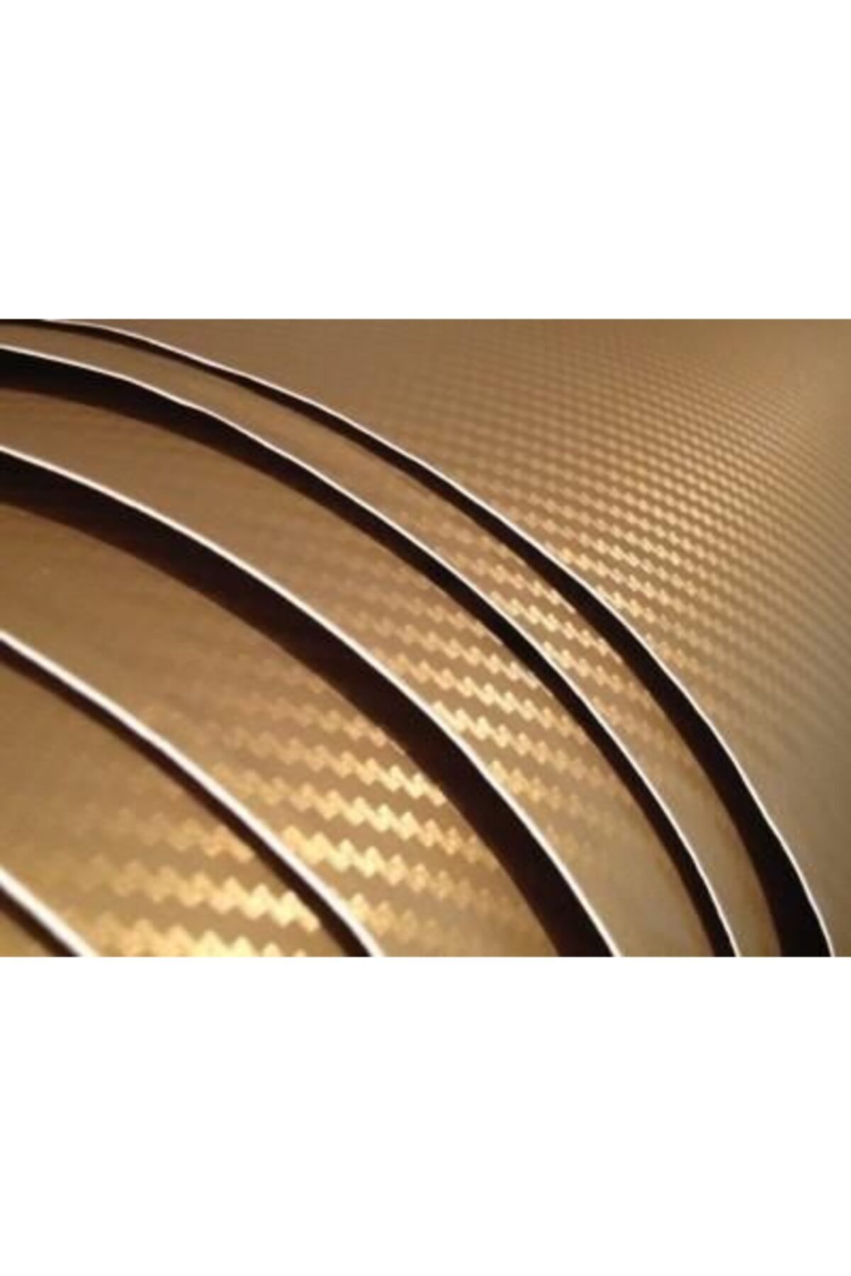 wolffol 3d Altın Gold Karbon Folyo 152cmx1.20mt Hava Kanallı Araç Kaplama Folyosu