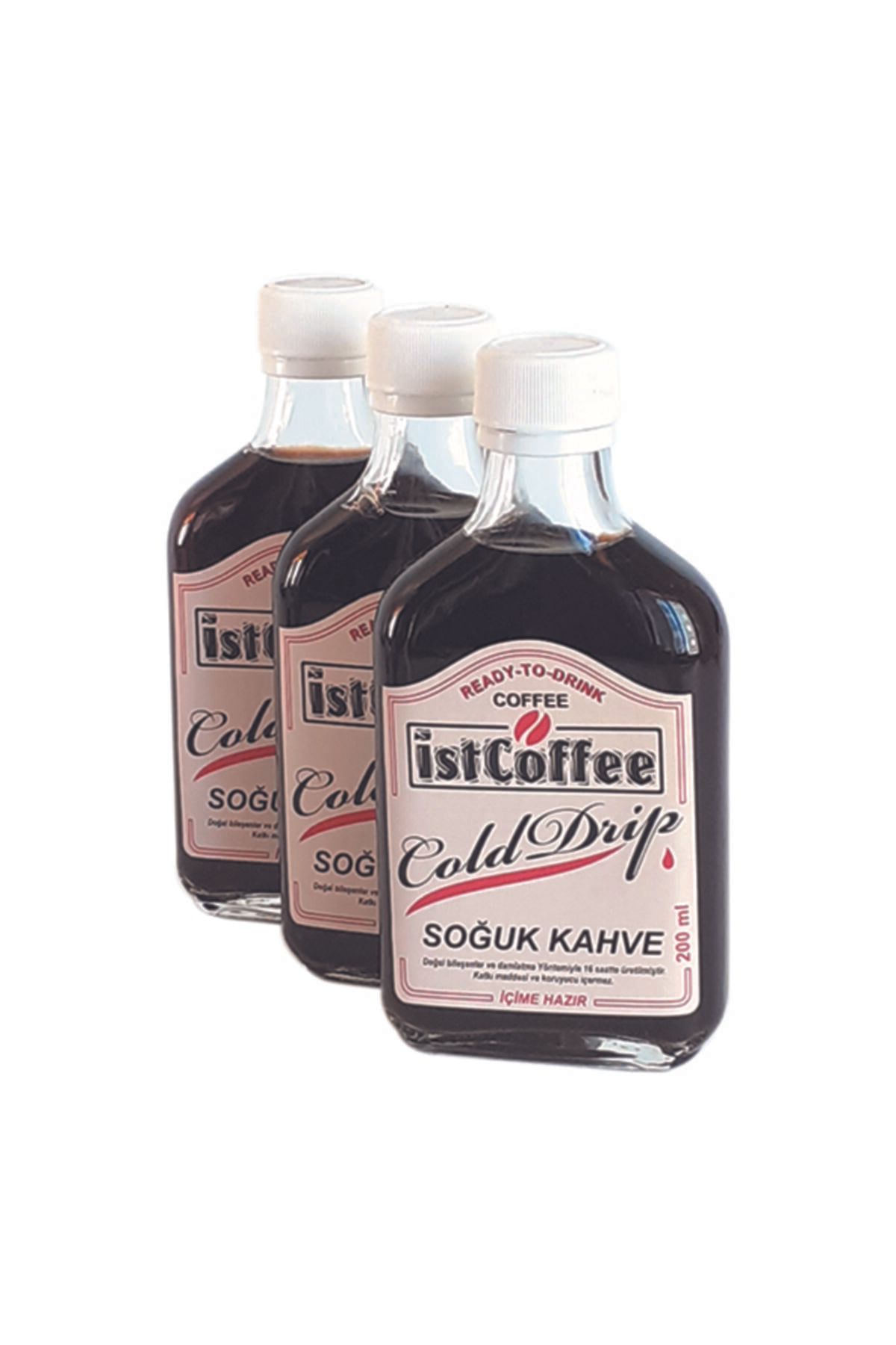 Istcoffee 3 Adet, 200 Cc Cold Drip / Cold Brew