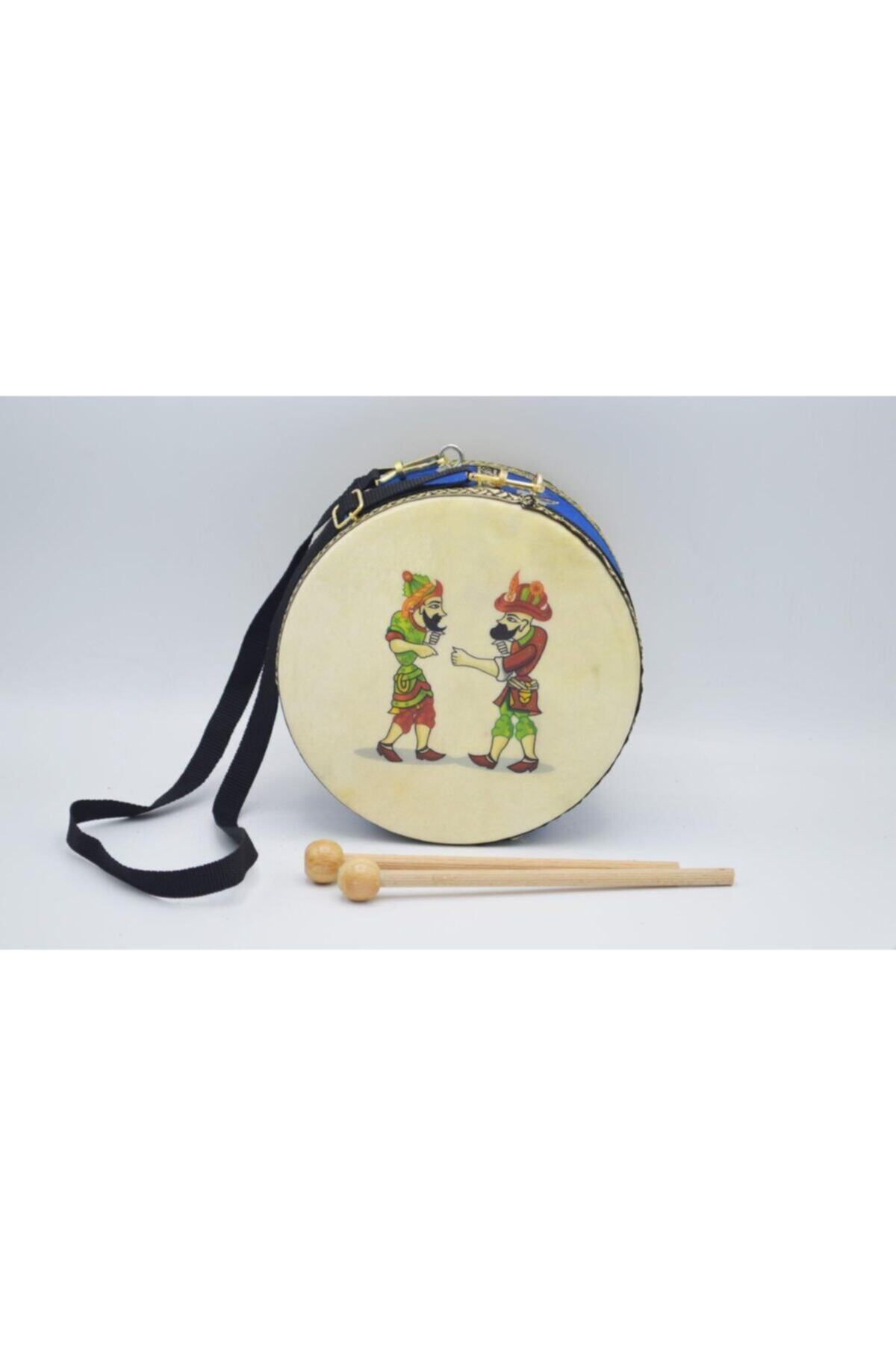BAKSEPETE Çocuk Mavi Davulu Hacivat Karagöz Baskılı