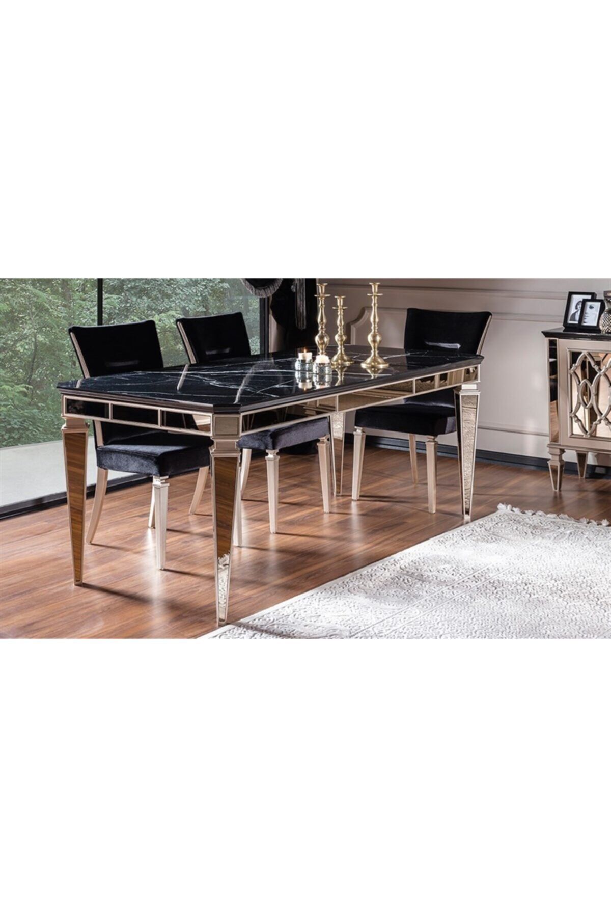 Evimo Elegant Lüks Yemek Masası Takımı