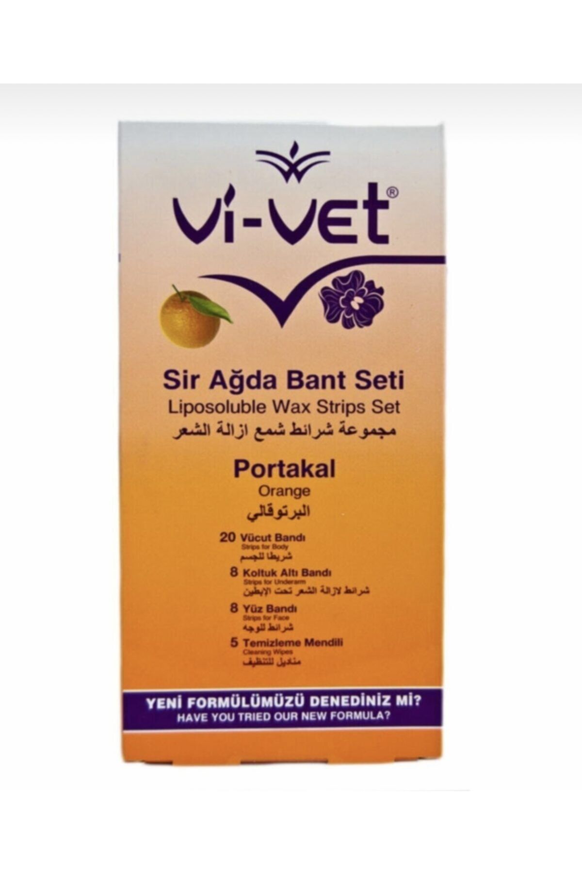 Vivet Sir Ağda Bandı 41 Li Set Portakal Turuncu