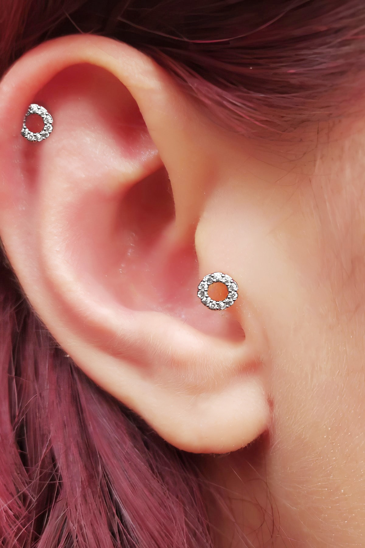Salyangoz Company Cerrahi Çelik Yuvarlak Figürlü Tragus Helix Kıkırdak Piercing Slpy88