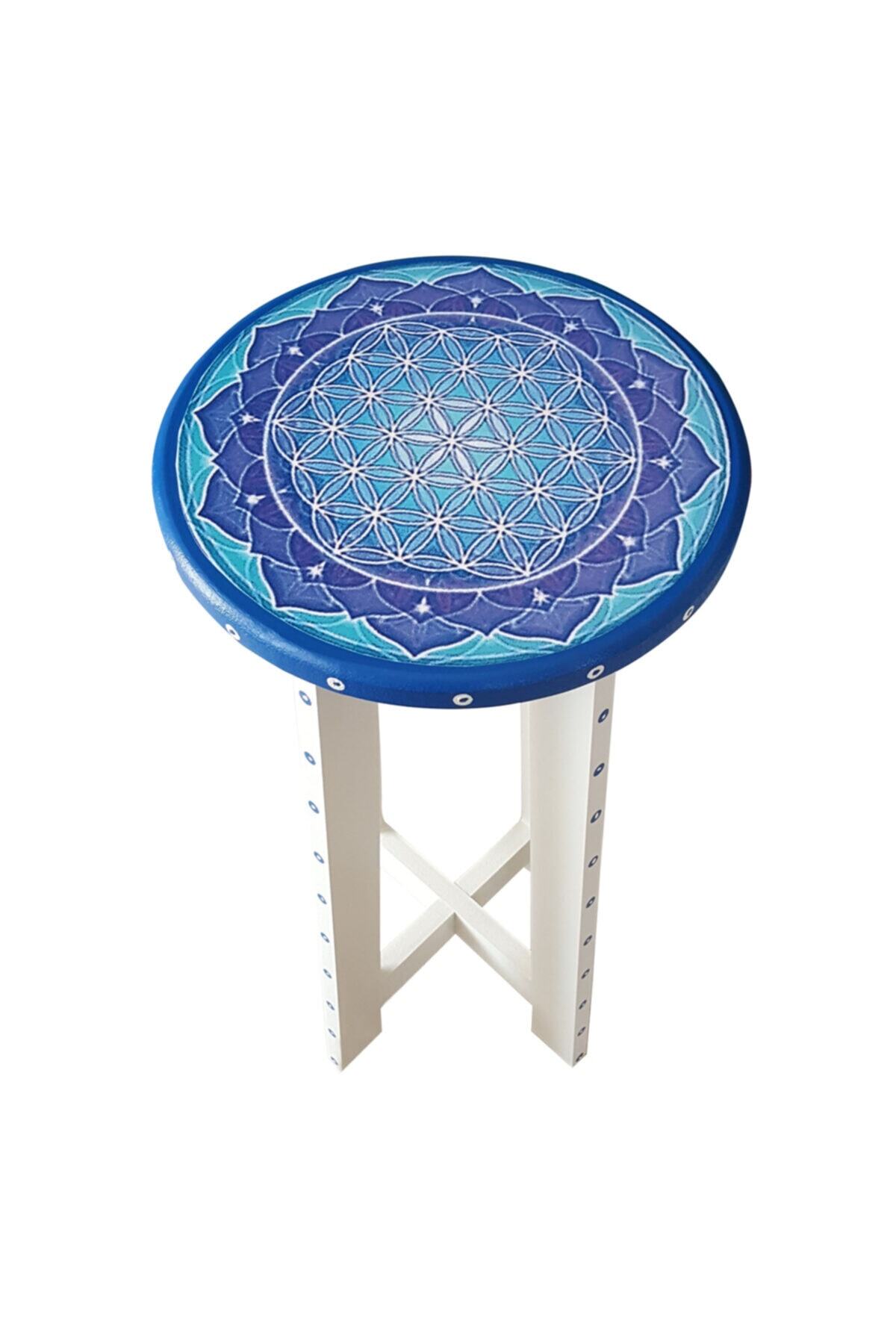 Ayshe Home Ahşap Tasarım Tabure- Sehpa