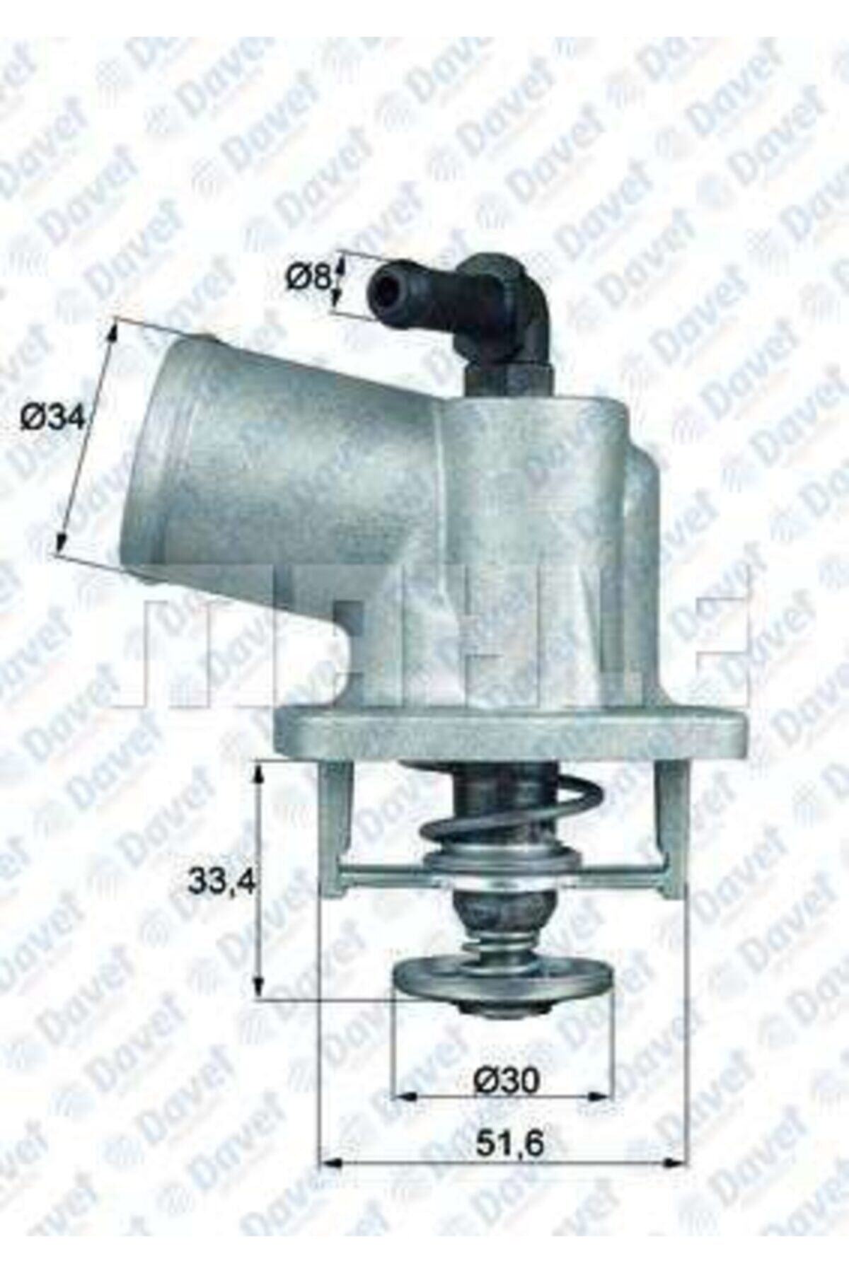 MAHLE Termostat Astra G Zafıra A Tıgra A Corsa B X16xe X14xe