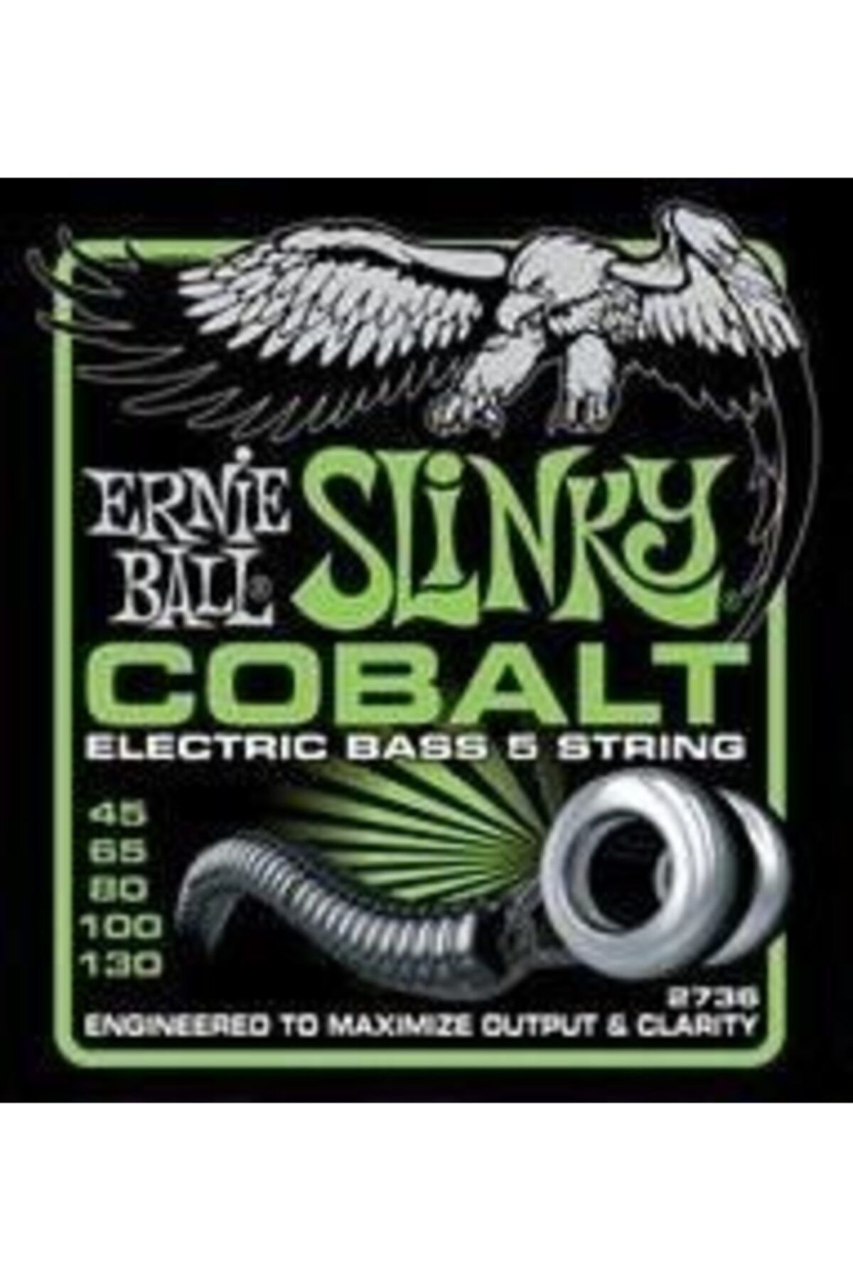 Ernie Ball P02736 45-130 Cobalt Bas Gitar Teli (5)