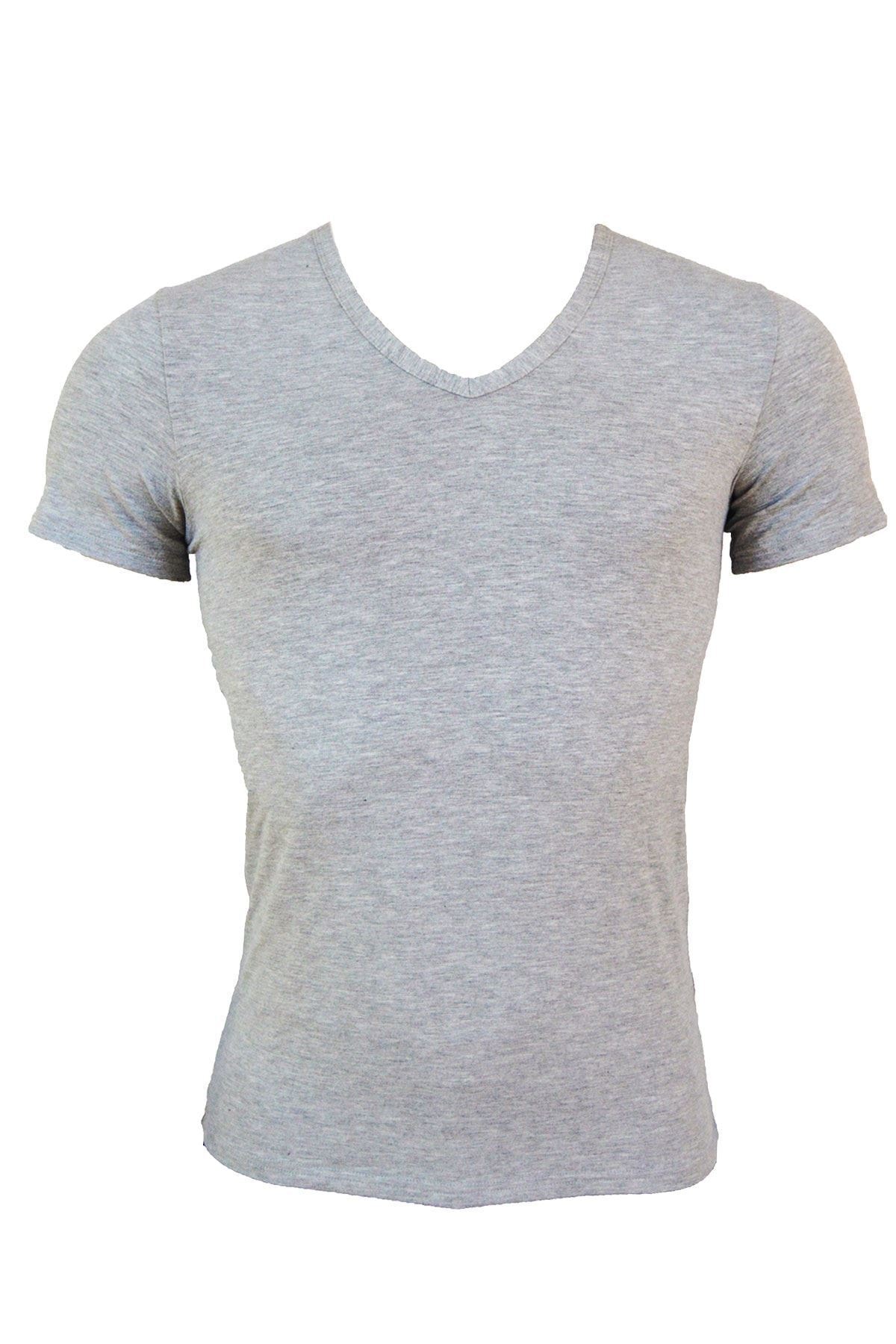 Malabadi Erkek Gri V Yaka Fanila