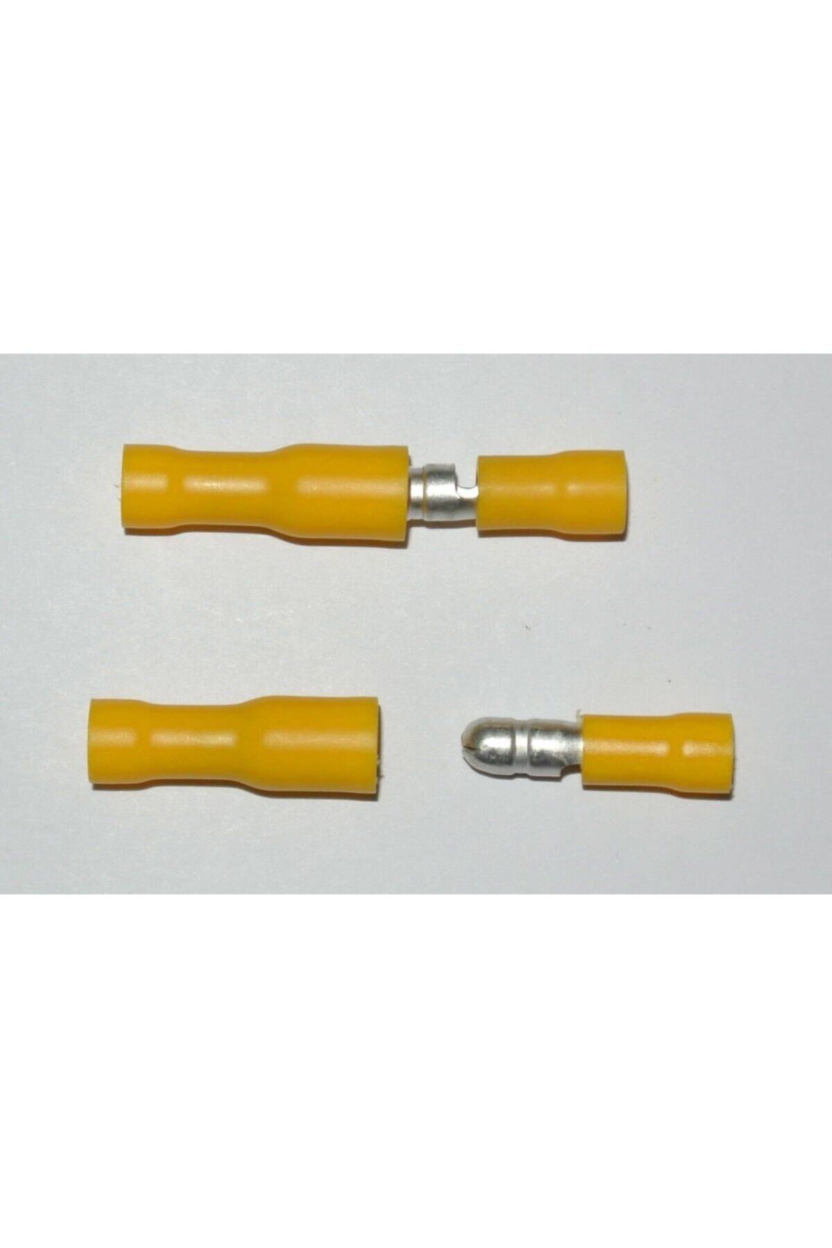Mas (40 ADET) Sari Maasco Tam Izoleli Dışı Faston Erkek 4.0-6.0 Mm2