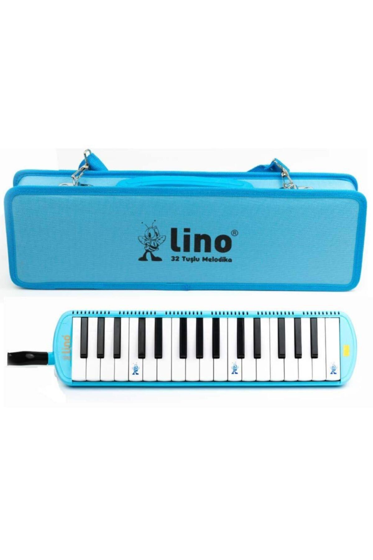 Lino 32k Çantalı Pastel Mavi Renk Melodika