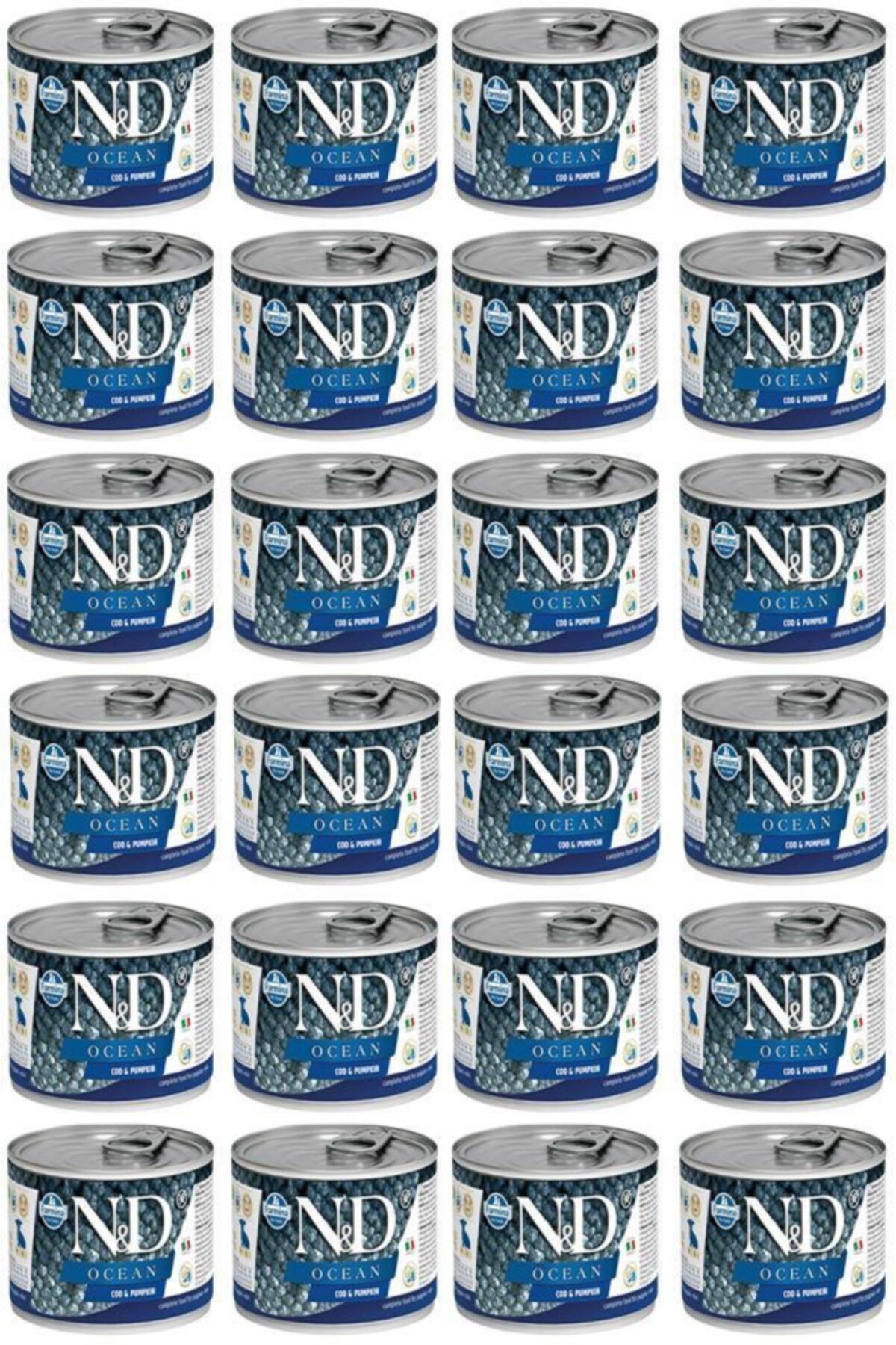N&D Ocean Balkabakli Ve Morina Balikli Yavru Köpek Konservesi 140 Gr 24 Adet