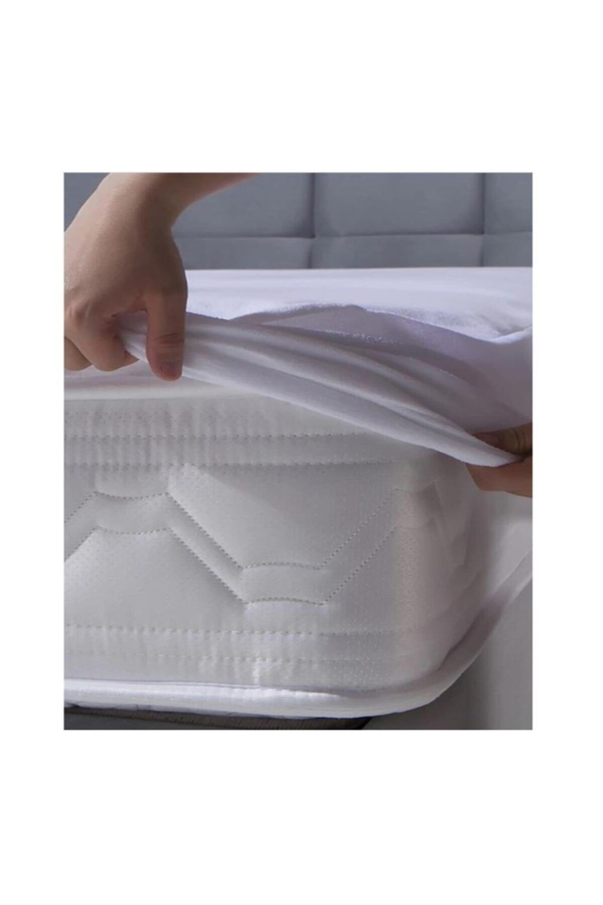 first class sara petekli tam kaplayan tek kisilik yatak koruyucu alez fitted alez 100 x 200 x 30 cm fiyati yorumlari trendyol