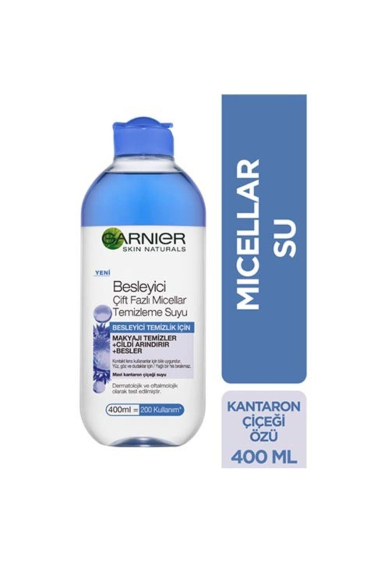 Garnier Besleyici Çift Fazlı Micellar Makyaj Temizleme Suyu 400ml