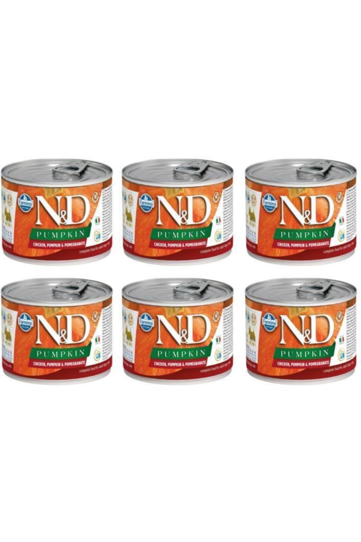 N&D Balkabakli Tavuk Ve Narli Köpek Konservesi 140 gr 6 Adet