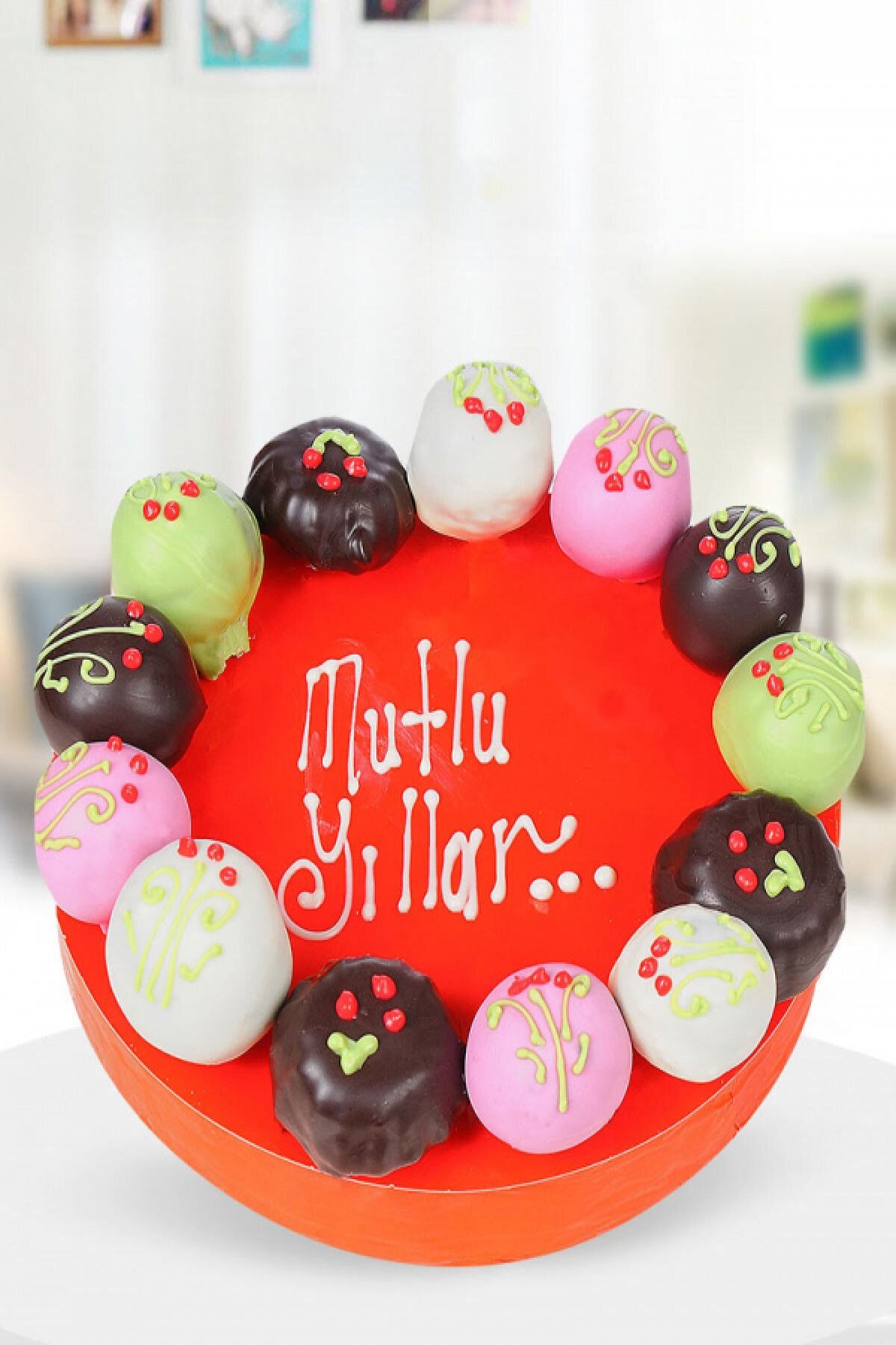 TATLIMEYVE Tatlı Meyve Mini Hediye Doğum Günü Pastası