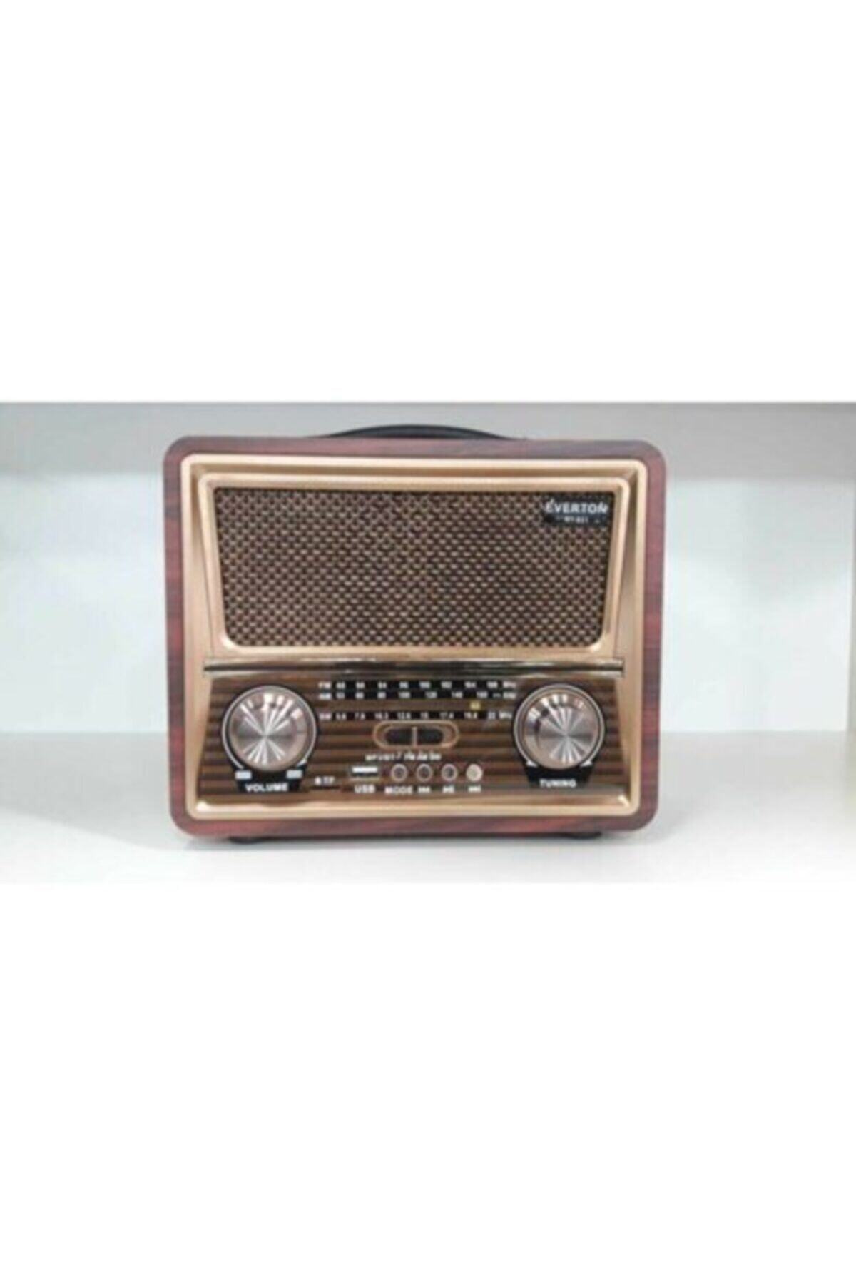 ALISVERİŞ ZAMANI Everton Rt-821 Usb/tf/fm/bluetooth Destekli Nostaljik Radyo