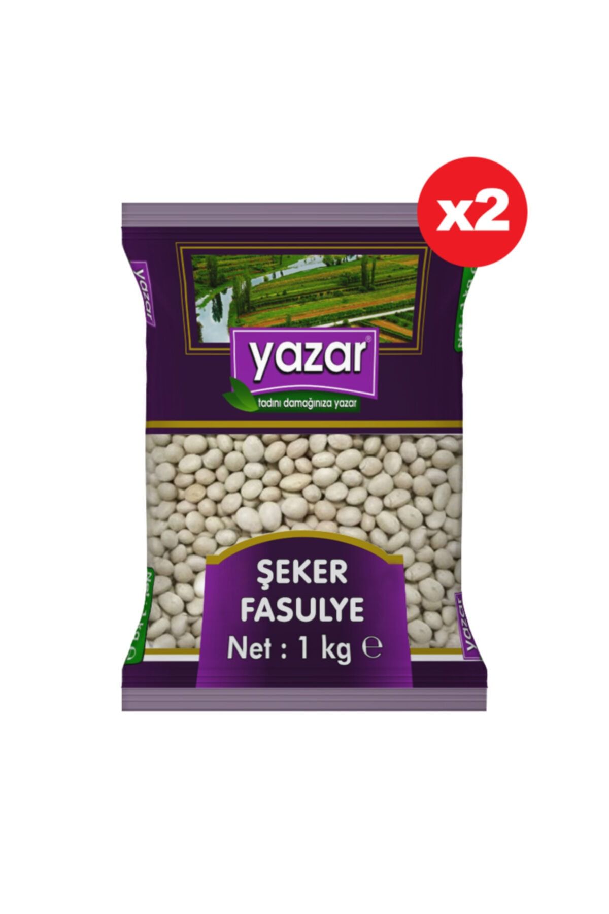 YAZAR Şeker Fasulye 1 Kg X 2 Paket