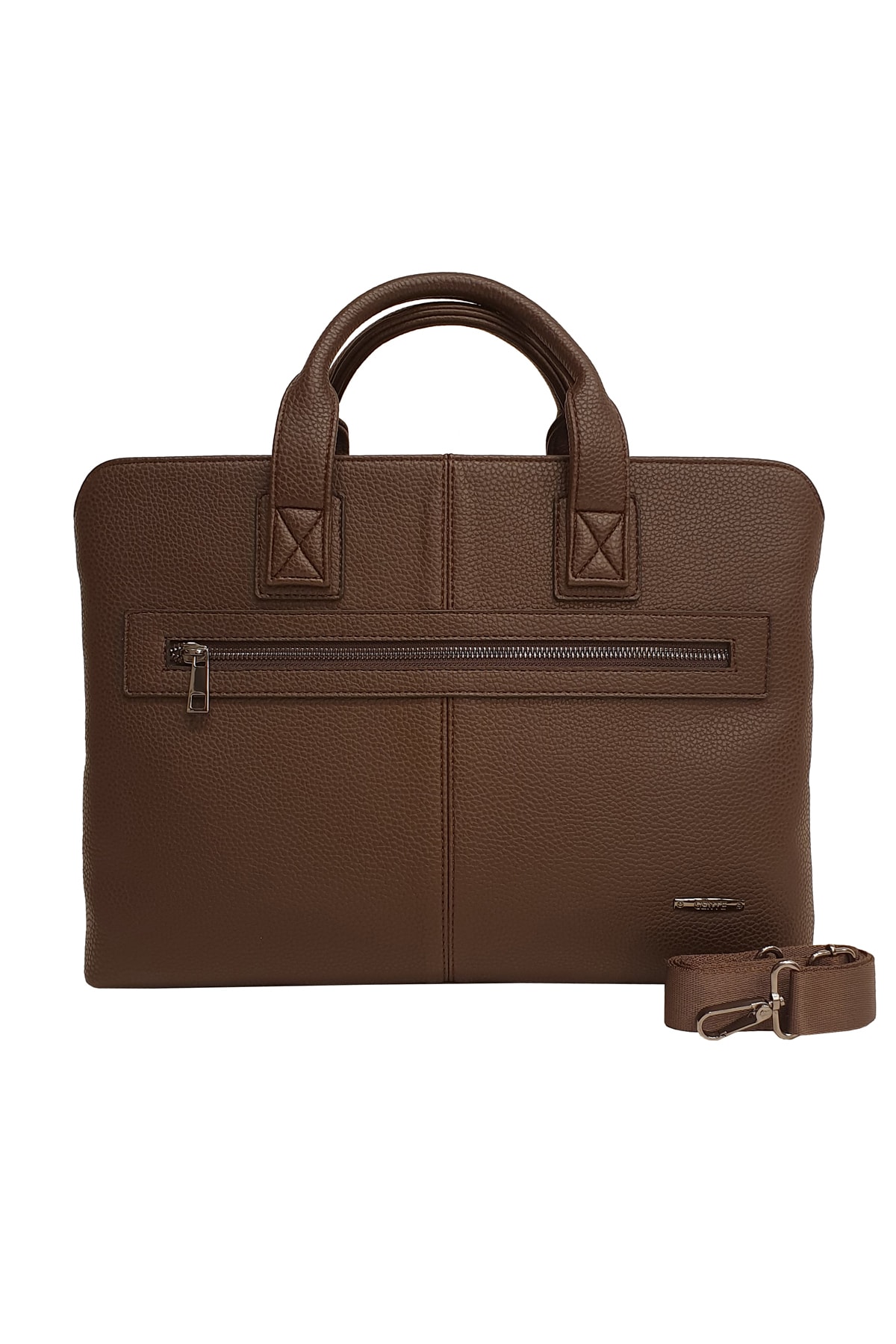 GENTE Unisex Laptop & Evrak Çantası Kahverengi Gn111945srl03