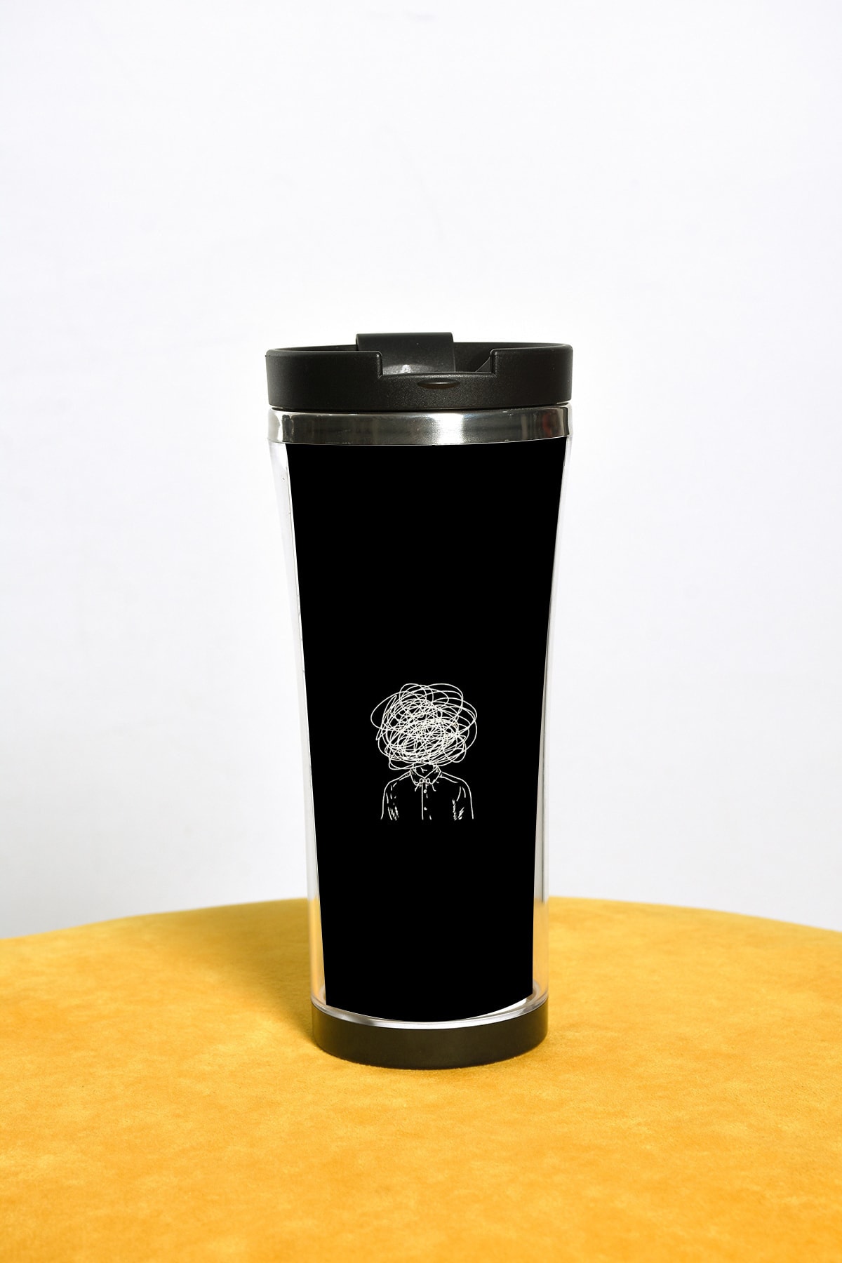Zuzzupixx Özel Tasarım Baskılı Termos Mug Içi Çelik 500 ml Termos Bardak