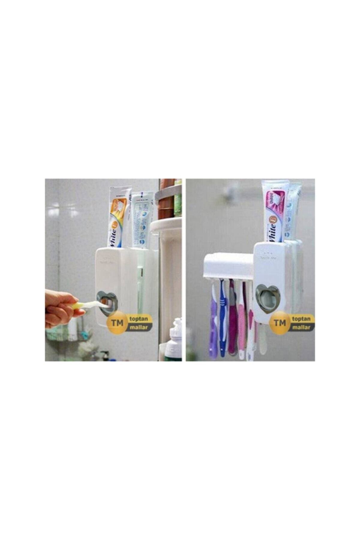 Cadence Diş Macunu Sıkacağı Ve 5li Fırça Tutucu