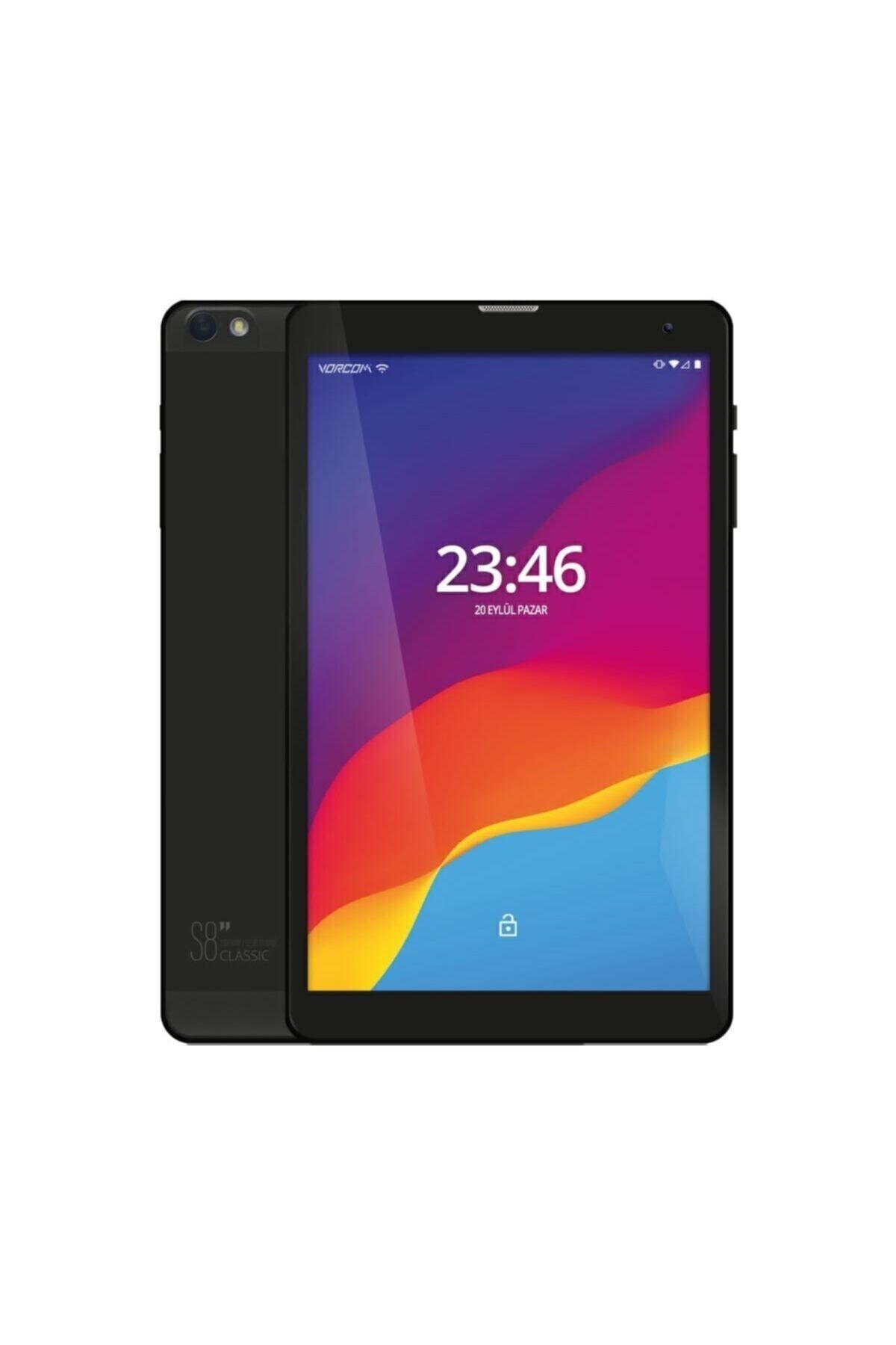 vorcom S8 Classıc 8'' 2 Gb Ram 32 Gb Hafıza Siyah