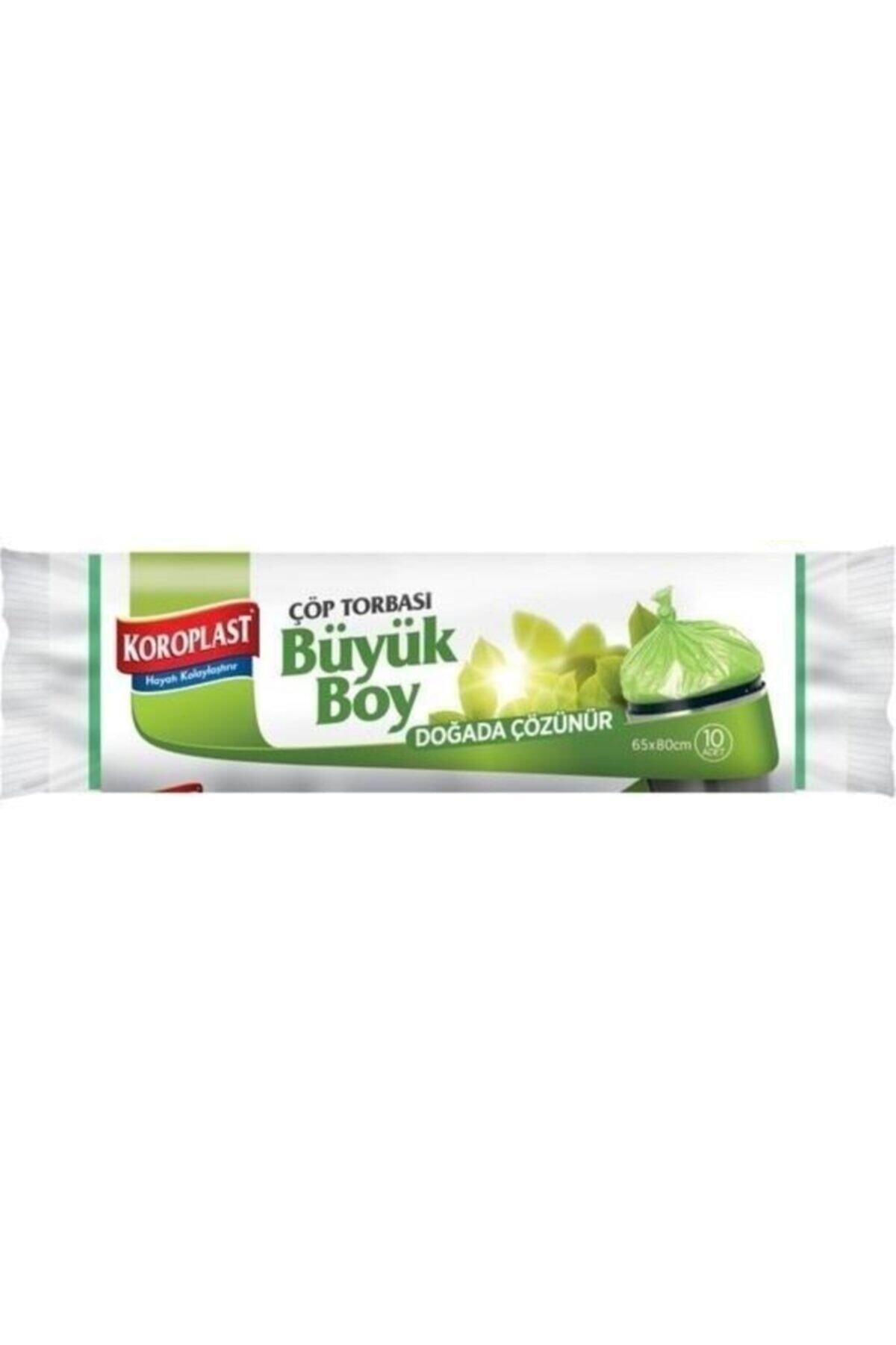 Koroplast 10'lu Doğada Çözünür Büyük Boy Çöp Torbası