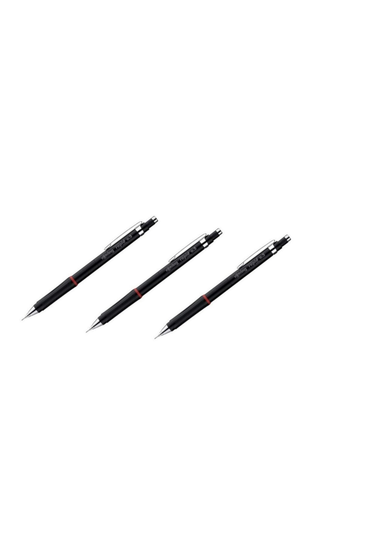 Rotring Rapid Mekanik Siyah 0.5 Mm Kalem 3 Adet
