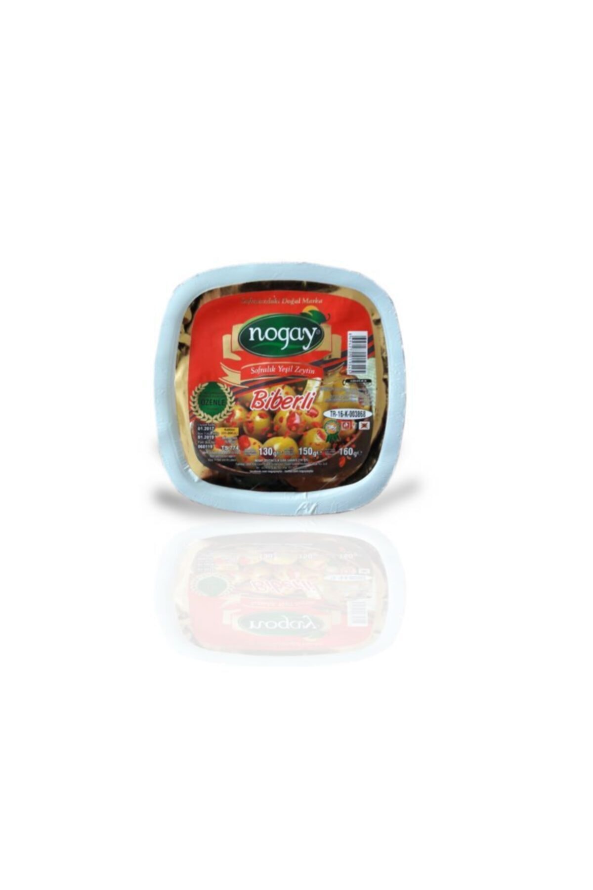 Nogay Zeytincilik Biberli Vakum Zeytin Koli (42x130gr)