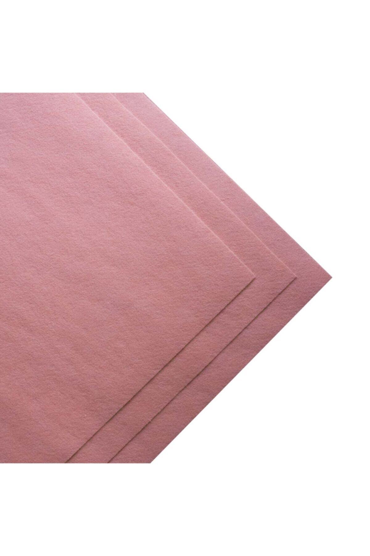 toptankece Pembe Ince Keçe 1 Mm Kalınlığında 25x25 Cm